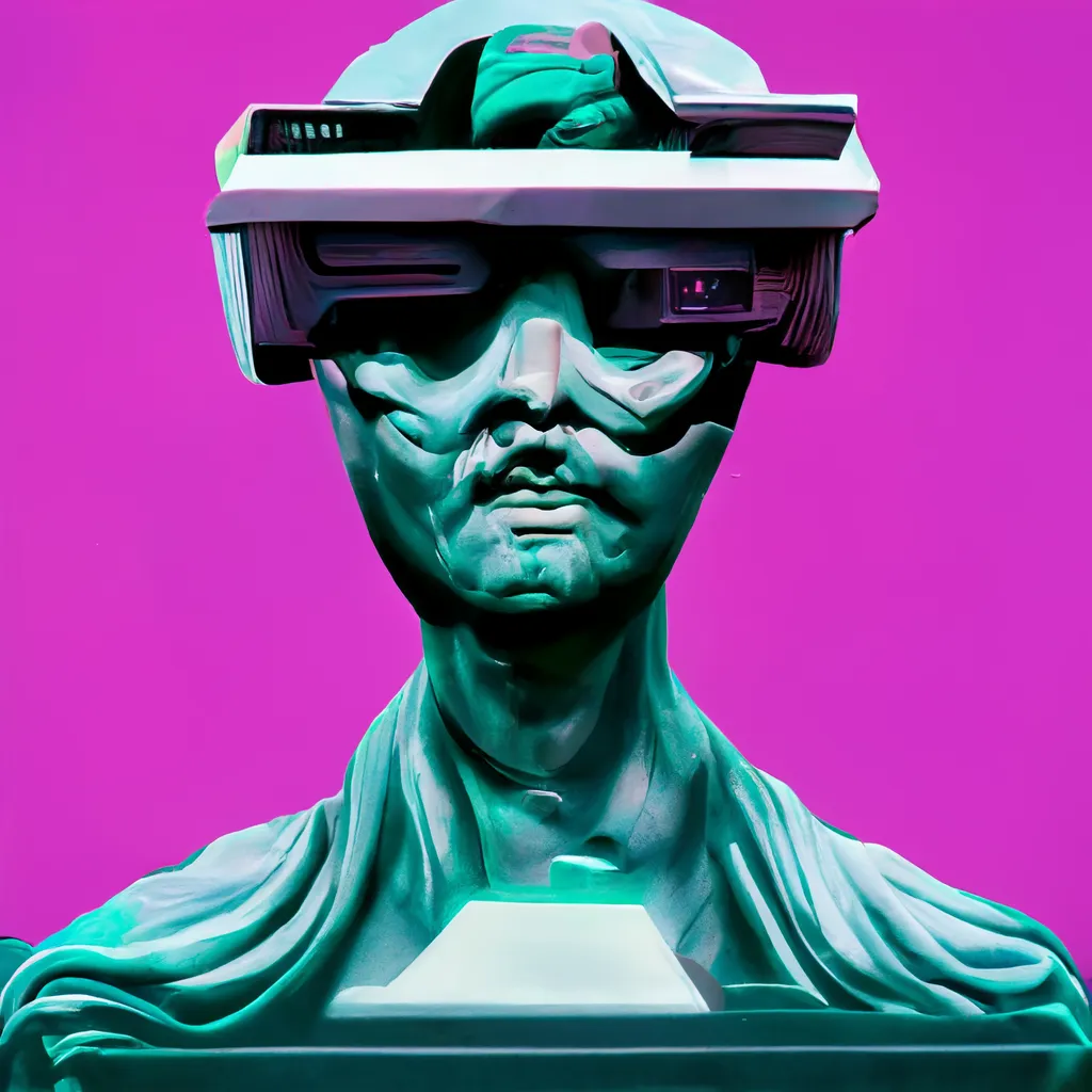 A RANGE OF ABSTRACT PRODUCTS BROUGHT TO YOU FROM THE DREAMS OF SUPERINTELLIGENCE, 'DESKTOP STATUE SYSTEMS LIMITED' IS A BROAD RANGE OF SCULPTED STATUE TECHNOLOGIES THAT WERE METICULOUSLY CHOSEN BY CRYPTOARTIST ROBNESS FOR YOUR PERSONAL ENJOYMENT.  IN COLLABORATION WITH MIDJOURNEY A.I., ROBNESS HAS GONE THROUGH 40,000 GENERATED SYSTEMS AND CHOSE 11,111 BY HAND, STRAIGHT TO YOUR CRYPTOART COLLECTION.  WE HOPE YOU ENJOY YOUR NEW ADDITION TO YOUR CRYPTOART COLLECTION AND WE AT DESKTOP STATUE SYSTEMS LIMITED WISH YOU A GOOD JOURNEY THROUGH THIS NEW ARTISTIC RENAISSANCE.