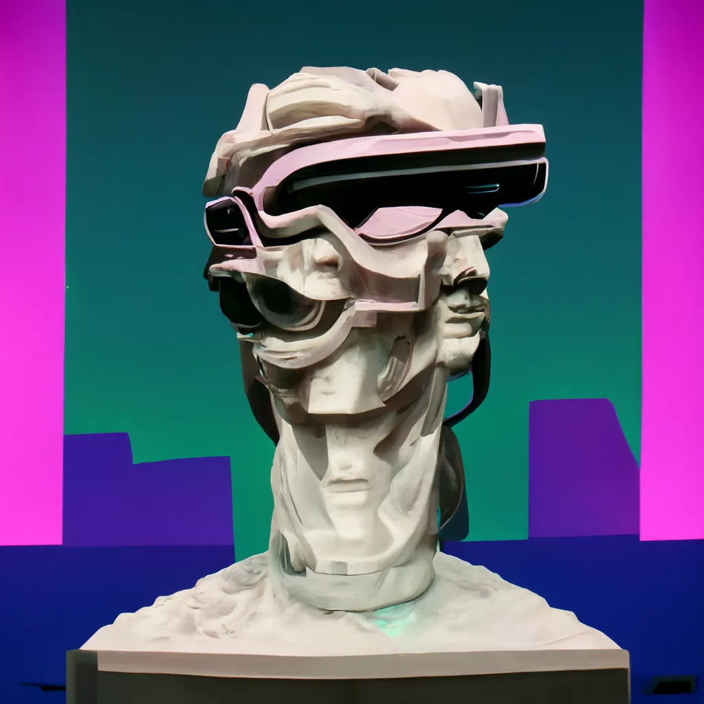 A RANGE OF ABSTRACT PRODUCTS BROUGHT TO YOU FROM THE DREAMS OF SUPERINTELLIGENCE, 'DESKTOP STATUE SYSTEMS LIMITED' IS A BROAD RANGE OF SCULPTED STATUE TECHNOLOGIES THAT WERE METICULOUSLY CHOSEN BY CRYPTOARTIST ROBNESS FOR YOUR PERSONAL ENJOYMENT.  IN COLLABORATION WITH MIDJOURNEY A.I., ROBNESS HAS GONE THROUGH 40,000 GENERATED SYSTEMS AND CHOSE 11,111 BY HAND, STRAIGHT TO YOUR CRYPTOART COLLECTION.  WE HOPE YOU ENJOY YOUR NEW ADDITION TO YOUR CRYPTOART COLLECTION AND WE AT DESKTOP STATUE SYSTEMS LIMITED WISH YOU A GOOD JOURNEY THROUGH THIS NEW ARTISTIC RENAISSANCE.