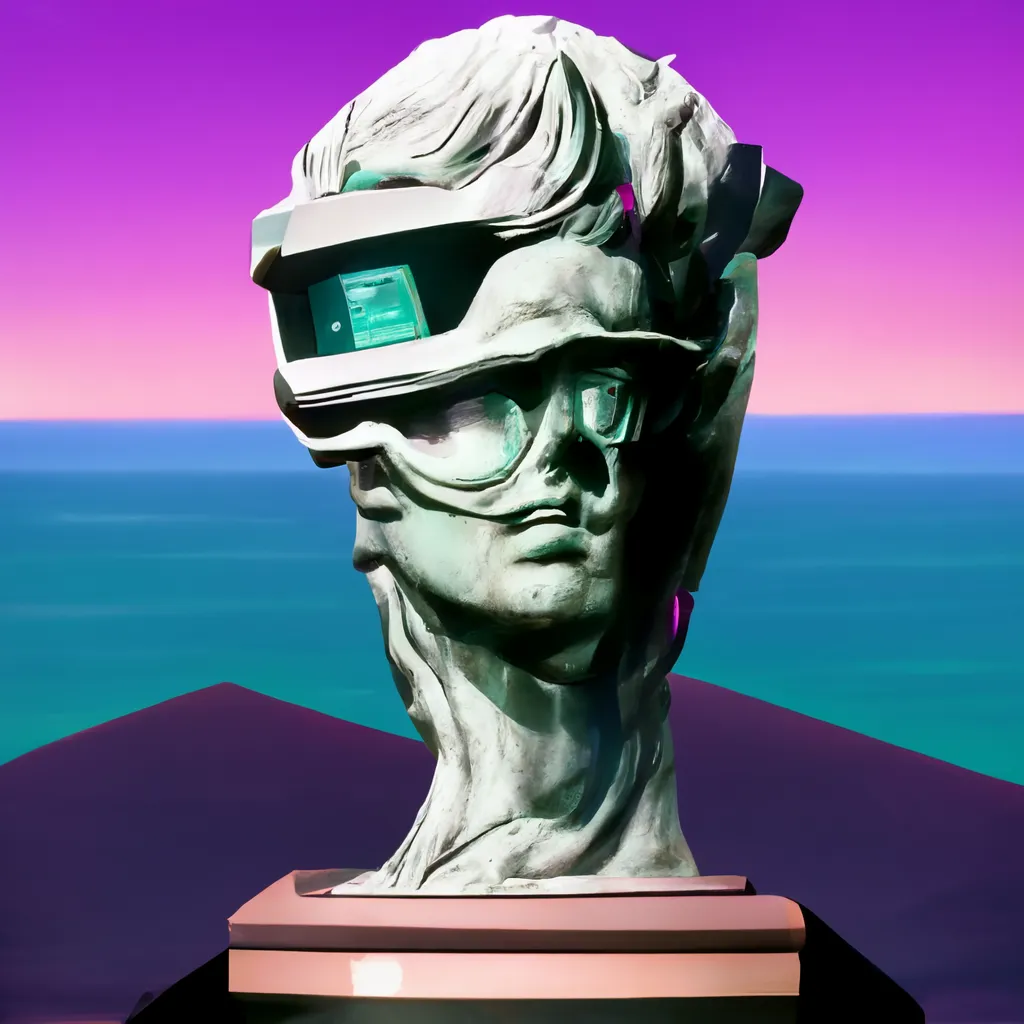 A RANGE OF ABSTRACT PRODUCTS BROUGHT TO YOU FROM THE DREAMS OF SUPERINTELLIGENCE, 'DESKTOP STATUE SYSTEMS LIMITED' IS A BROAD RANGE OF SCULPTED STATUE TECHNOLOGIES THAT WERE METICULOUSLY CHOSEN BY CRYPTOARTIST ROBNESS FOR YOUR PERSONAL ENJOYMENT.  IN COLLABORATION WITH MIDJOURNEY A.I., ROBNESS HAS GONE THROUGH 40,000 GENERATED SYSTEMS AND CHOSE 11,111 BY HAND, STRAIGHT TO YOUR CRYPTOART COLLECTION.  WE HOPE YOU ENJOY YOUR NEW ADDITION TO YOUR CRYPTOART COLLECTION AND WE AT DESKTOP STATUE SYSTEMS LIMITED WISH YOU A GOOD JOURNEY THROUGH THIS NEW ARTISTIC RENAISSANCE.