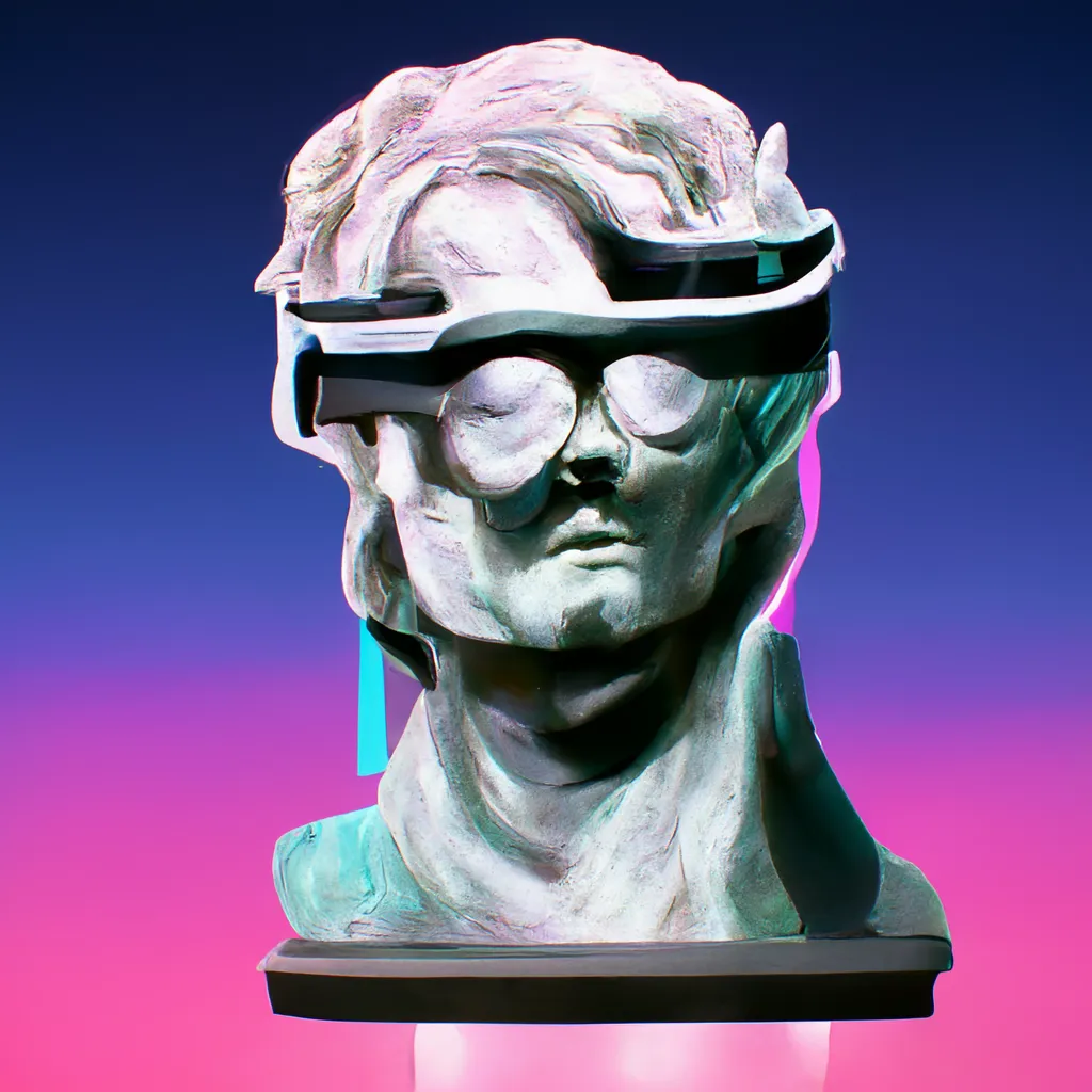 A RANGE OF ABSTRACT PRODUCTS BROUGHT TO YOU FROM THE DREAMS OF SUPERINTELLIGENCE, 'DESKTOP STATUE SYSTEMS LIMITED' IS A BROAD RANGE OF SCULPTED STATUE TECHNOLOGIES THAT WERE METICULOUSLY CHOSEN BY CRYPTOARTIST ROBNESS FOR YOUR PERSONAL ENJOYMENT.  IN COLLABORATION WITH MIDJOURNEY A.I., ROBNESS HAS GONE THROUGH 40,000 GENERATED SYSTEMS AND CHOSE 11,111 BY HAND, STRAIGHT TO YOUR CRYPTOART COLLECTION.  WE HOPE YOU ENJOY YOUR NEW ADDITION TO YOUR CRYPTOART COLLECTION AND WE AT DESKTOP STATUE SYSTEMS LIMITED WISH YOU A GOOD JOURNEY THROUGH THIS NEW ARTISTIC RENAISSANCE.