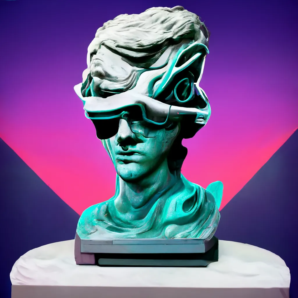 A RANGE OF ABSTRACT PRODUCTS BROUGHT TO YOU FROM THE DREAMS OF SUPERINTELLIGENCE, 'DESKTOP STATUE SYSTEMS LIMITED' IS A BROAD RANGE OF SCULPTED STATUE TECHNOLOGIES THAT WERE METICULOUSLY CHOSEN BY CRYPTOARTIST ROBNESS FOR YOUR PERSONAL ENJOYMENT.  IN COLLABORATION WITH MIDJOURNEY A.I., ROBNESS HAS GONE THROUGH 40,000 GENERATED SYSTEMS AND CHOSE 11,111 BY HAND, STRAIGHT TO YOUR CRYPTOART COLLECTION.  WE HOPE YOU ENJOY YOUR NEW ADDITION TO YOUR CRYPTOART COLLECTION AND WE AT DESKTOP STATUE SYSTEMS LIMITED WISH YOU A GOOD JOURNEY THROUGH THIS NEW ARTISTIC RENAISSANCE.