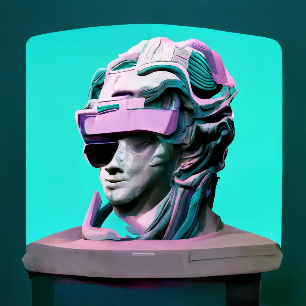 A RANGE OF ABSTRACT PRODUCTS BROUGHT TO YOU FROM THE DREAMS OF SUPERINTELLIGENCE, 'DESKTOP STATUE SYSTEMS LIMITED' IS A BROAD RANGE OF SCULPTED STATUE TECHNOLOGIES THAT WERE METICULOUSLY CHOSEN BY CRYPTOARTIST ROBNESS FOR YOUR PERSONAL ENJOYMENT.  IN COLLABORATION WITH MIDJOURNEY A.I., ROBNESS HAS GONE THROUGH 40,000 GENERATED SYSTEMS AND CHOSE 11,111 BY HAND, STRAIGHT TO YOUR CRYPTOART COLLECTION.  WE HOPE YOU ENJOY YOUR NEW ADDITION TO YOUR CRYPTOART COLLECTION AND WE AT DESKTOP STATUE SYSTEMS LIMITED WISH YOU A GOOD JOURNEY THROUGH THIS NEW ARTISTIC RENAISSANCE.