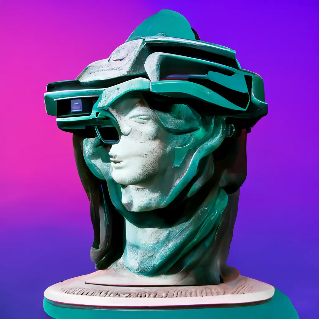 A RANGE OF ABSTRACT PRODUCTS BROUGHT TO YOU FROM THE DREAMS OF SUPERINTELLIGENCE, 'DESKTOP STATUE SYSTEMS LIMITED' IS A BROAD RANGE OF SCULPTED STATUE TECHNOLOGIES THAT WERE METICULOUSLY CHOSEN BY CRYPTOARTIST ROBNESS FOR YOUR PERSONAL ENJOYMENT.  IN COLLABORATION WITH MIDJOURNEY A.I., ROBNESS HAS GONE THROUGH 40,000 GENERATED SYSTEMS AND CHOSE 11,111 BY HAND, STRAIGHT TO YOUR CRYPTOART COLLECTION.  WE HOPE YOU ENJOY YOUR NEW ADDITION TO YOUR CRYPTOART COLLECTION AND WE AT DESKTOP STATUE SYSTEMS LIMITED WISH YOU A GOOD JOURNEY THROUGH THIS NEW ARTISTIC RENAISSANCE.