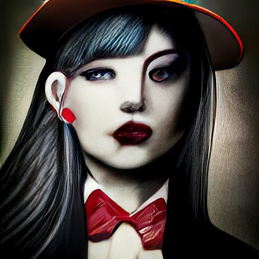 AI GAN generated close up portraits - The Midnights.  
Upscaled to 1024x1024 and minimally processed.