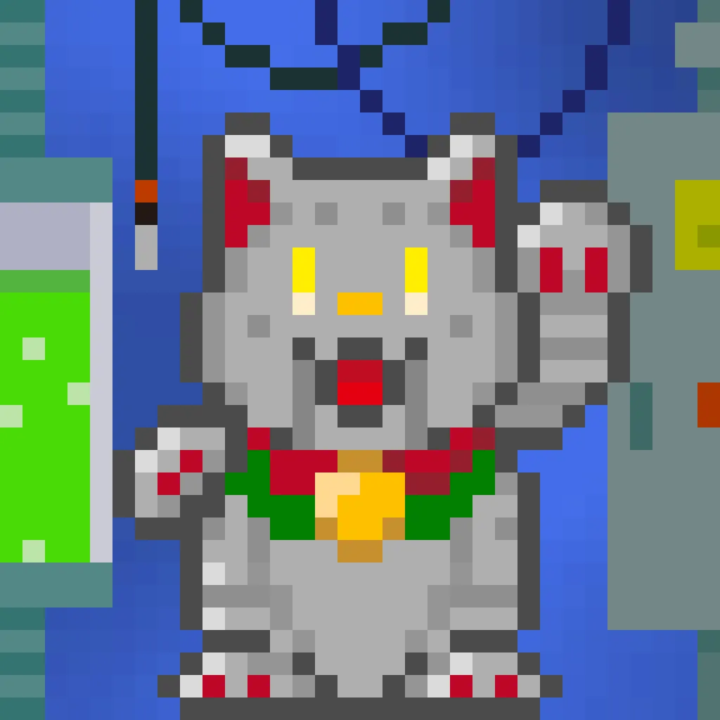 Murakami Lucky Cat Coin Bank Feeding Game is a game that utilizes the NFTs that can be obtained by smashing Murakami Lucky Cat Coin Banks open.

When you feed your Murakami. Flower Coins into the Fat Cat Coin Bank, the appearance of the cat evolves into a variety of versions in progression.

Could it be that for those who manage to evolve their Cat Coin Banks to the top level, the beckoning cat will bring in some kind of good luck…?

Murakami.Flowers NFTs (including any NFTs airdropped to Murakami.Flowers owners) are subject to the Collector Terms available here: https://murakamiflowers.kaikaikiki.com/collector.html.

If you buy a Murakami.Flowers NFT, you do not receive commercial rights in the corresponding artwork.

©Takashi Murakami/Kaikai Kiki Co., Ltd. All Rights Reserved.