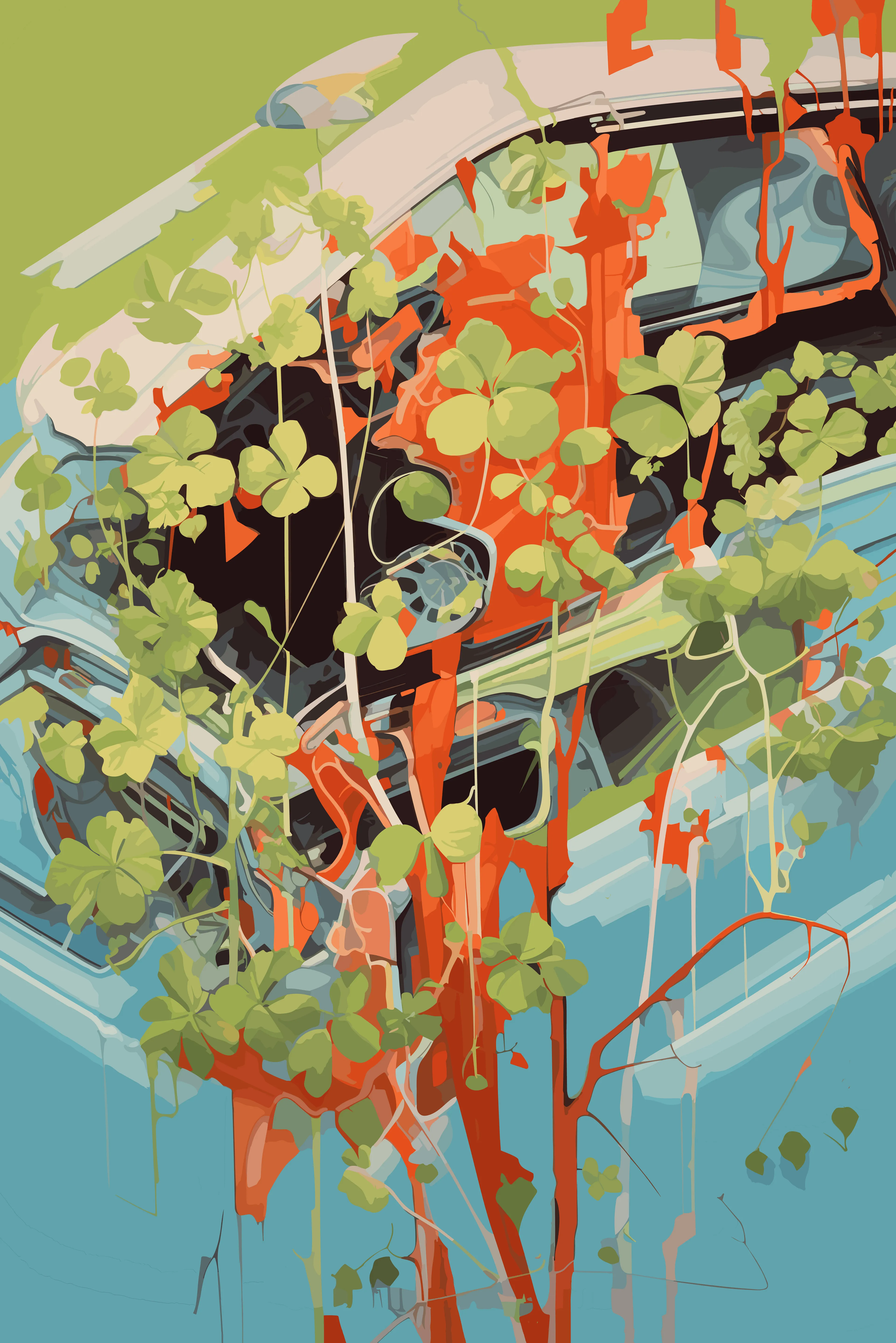 The Horizon Collection features 200 artworks, meticulously curated by HODLERS. It includes 20 unique 1/1 pieces by Katie Morris, Olga Fradina, Stephan Vasement, Javier Tomeo, Ganchitecture, Ira Greenberg, and Tristan Rettich. Additionally, limited 1/20 editions by qubibi and agoria.