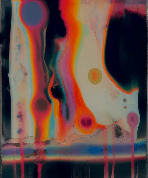 The Horizon Collection features 200 artworks, meticulously curated by HODLERS. It includes 20 unique 1/1 pieces by Katie Morris, Olga Fradina, Stephan Vasement, Javier Tomeo, Ganchitecture, Ira Greenberg, and Tristan Rettich. Additionally, limited 1/20 editions by qubibi and agoria.