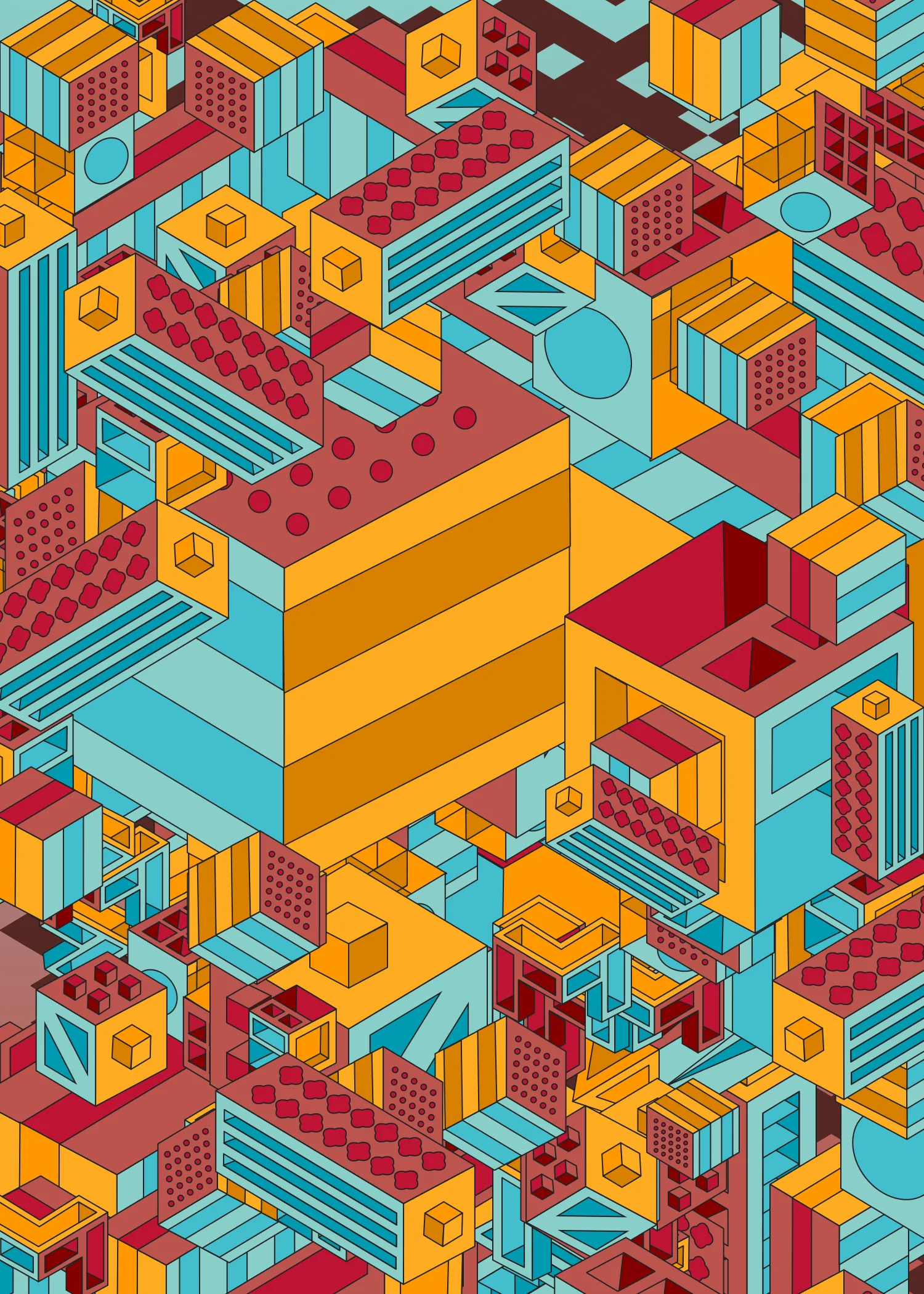 Color: Apical. Number of Regular Buildings: 95. Number of Tall Buildings: 68.