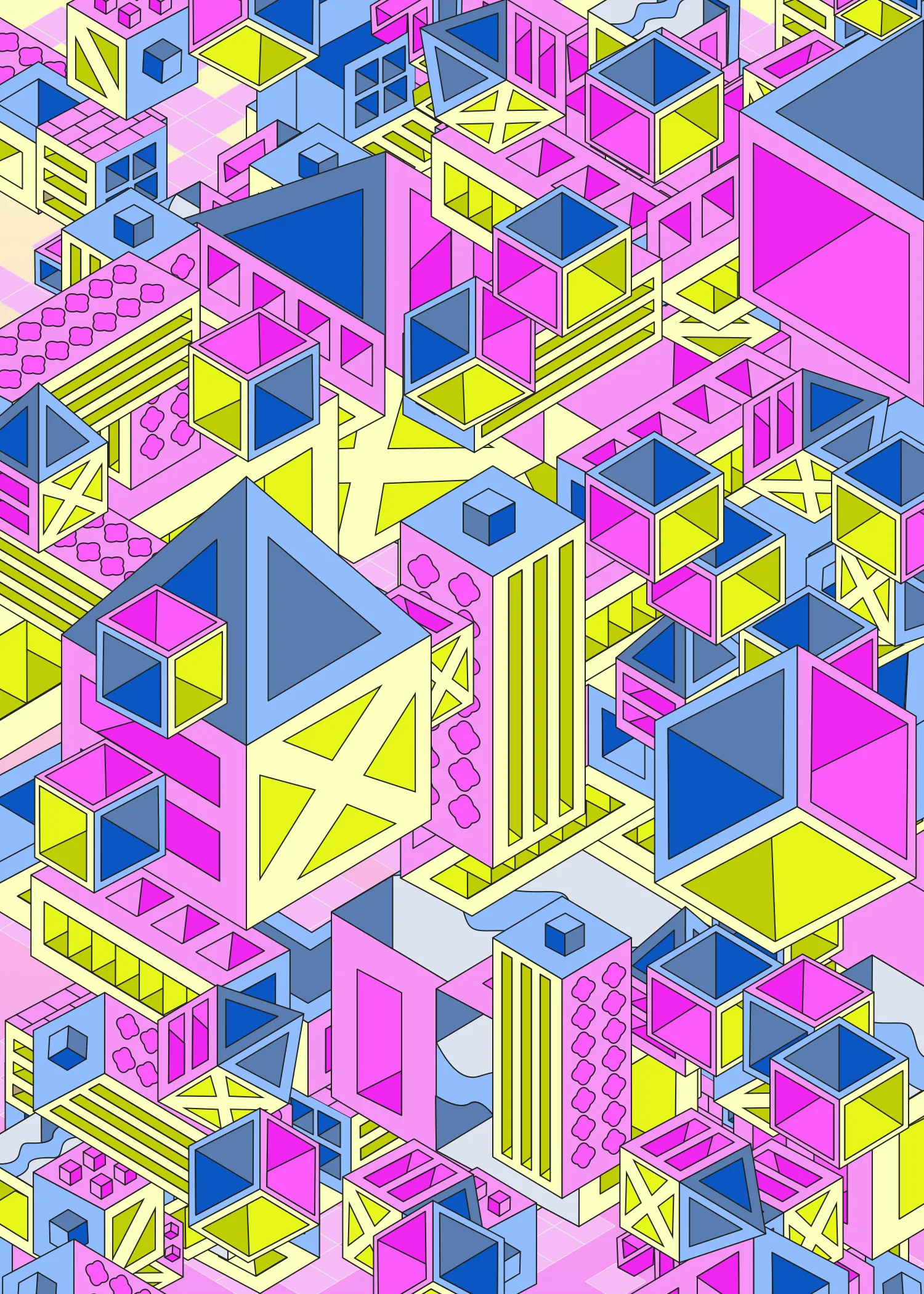 Color: Flare. Number of Regular Buildings: 152. Number of Tall Buildings: 34.