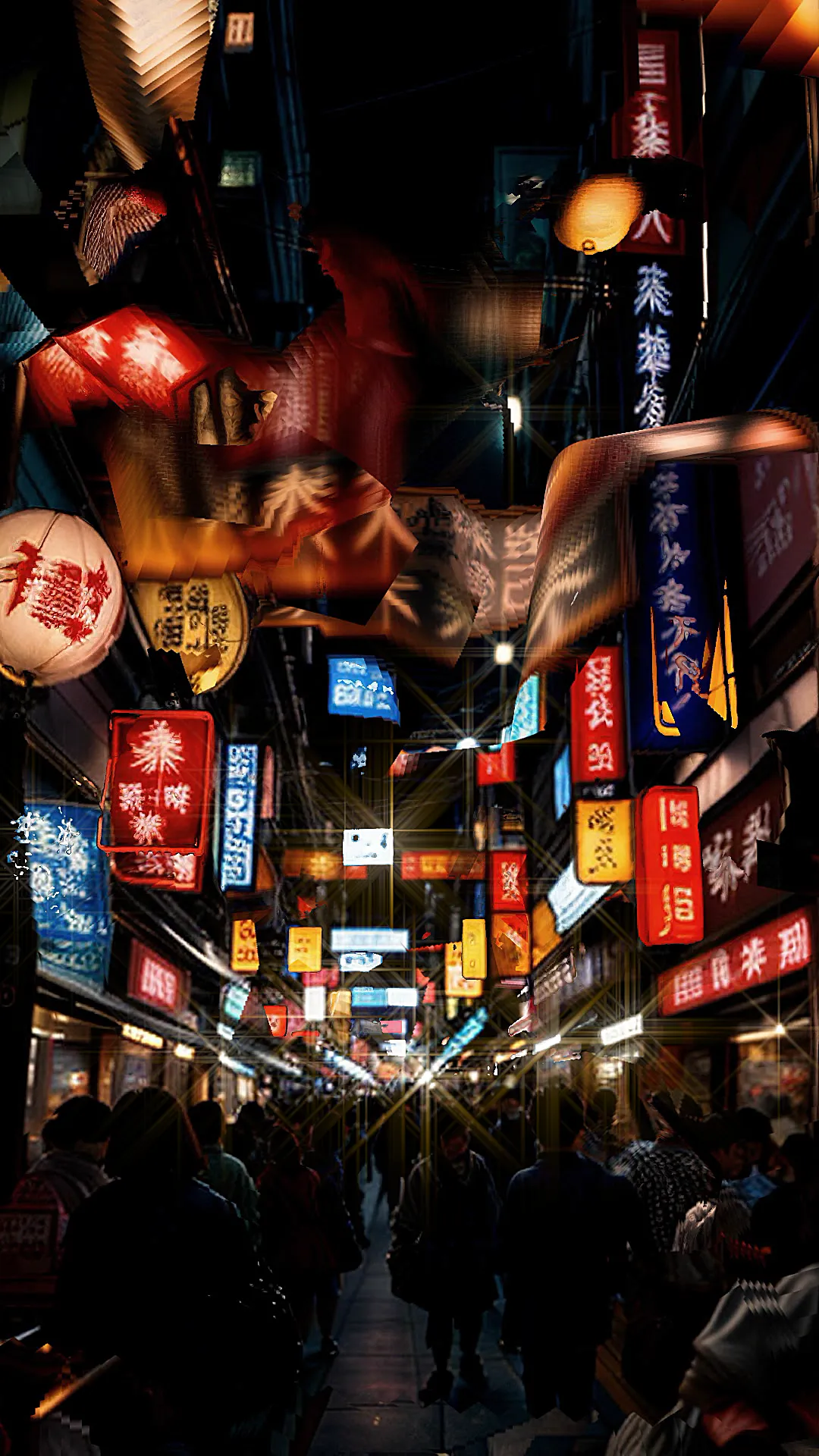 Saeko Ehara’s _Synergistic Metropolis_ is the product of an algorithm powered by Stable Diffusion (AI) and TouchDesigner, a node-based visual coding software. From image generation to animation calculations, every aspect of the process is fully automated by the computer. In this way, the project builds on Hiroshi Kawano’s explorations of computational simulation by emphasizing an AI-centered workflow. Just as Kawano’s _Artificial Mondrian_ (1967) revealed the influence of Piet Mondrian, so this work also channels the latter’s _Broadway Boogie Woogie_ (1942-43), which captures the vibrancy of New York City. However, in contrast, Ehara has fed images of Japanese nocturnal landscapes into the machine, adding generative animations to produce a unique rhythm through the fusion of inorganic AI generation and human creative intervention, blending stillness with motion.<br><br>While much of the simulation in this work is delegated to the computer, the process of building the system and selecting the final outputs still depends on human judgment. The work therefore reflects the paradox of digital art as both heavily reliant on mechanical procedure and human intention and choice. Even creations born of machines carry within them the semblance of life.<br><br>「Synergistic Metropolis」は、Stable Diffusion（AI）とノードベースのビジュアルコーディングソフトウェアであるTouchDesignerによって駆動されるアルゴリズムから生まれました。画像生成からアニメーションの計算に至るまで、プロセスのすべてがコンピュータによって完全に自動化されています。このように、このプロジェクトではAIを中心としたワークフローを強調することで、川野洋が探求した計算シミュレーションの成果を発展させることを試みました。ピート・モンドリアンの影響が色濃くみられる川野の「Artificial Mondrian」（1967）のように、この作品もまたニューヨークの活気を捉えたモンドリアンの「Broadway Boogie Woogie」（1942-43）に触発されています。対照的に、江原は日本の夜景を機械に入力し、ジェネラティブアニメーションを加えることで、無機的なAI生成と人間の創造的介入を融合させ、静と動を組み合わせた独自のリズムを生み出しています。<br><br>この作品では、シミュレーションの多くがコンピュータに委ねられていますが、システムの構築や最終出力の選択プロセスは依然として人間の判断に依存しています。したがって、この作品は、デジタルアートが機械的な手続きに大きく依存しながらも、人間の意図と選択によって形作られるというパラドックスを反映しています。機械から生まれた創造物であっても、そこには生命の気配が宿っているのです。