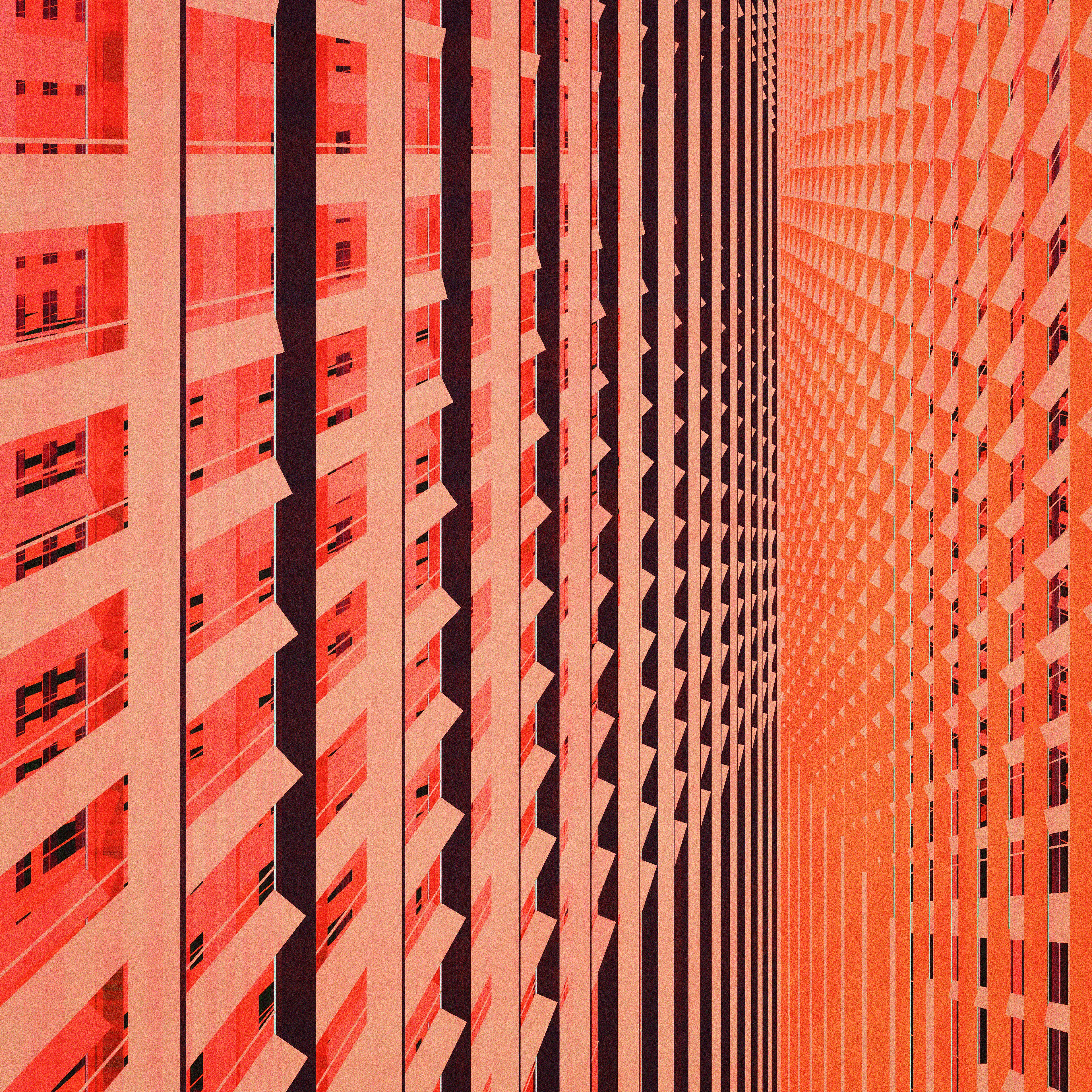 APT 47B is a piece that explores themes of depersonalization, scale, and pressure, all through the lens of architecture and urban spaces. Created in 2022, it’s part of a larger system I developed years ago that delves into the absurdity of functionality without emotion.

The work is meant to represent the way modern life often reduces individuals to mere numbers, boxed into functional spaces with little regard for personal identity or humanity. It's a commentary on the relentless pursuit of efficiency at the expense of the human experience. These buildings are intentionally overwhelming in scale, designed to evoke a sense of alienation and pressure, reflecting how many feel trapped within the systems they live in.

Selected to represent me in the auction held by Christie's with UNHCR, 'Bridging Worlds: Digital Art Beyond Borders', I am donating 100% of my proceeds to support the vital mission of assisting displaced communities worldwide. 

APT 47B connects to the theme of displacement by drawing attention to the way societies can strip individuals of their identities, especially those who are marginalized or displaced. It's about the invisible struggle of those who sacrifice their present, living in oppressive functionality, for a future they may never fully experience.

Through its stark geometry and overwhelming scale, APT 47B asks us to reflect on the human cost of systems designed without compassion—on lives reduced to numbers instead of names. And stories.

An original work by Iskra Velitchkova 2022  
6000x6000px, PNG.