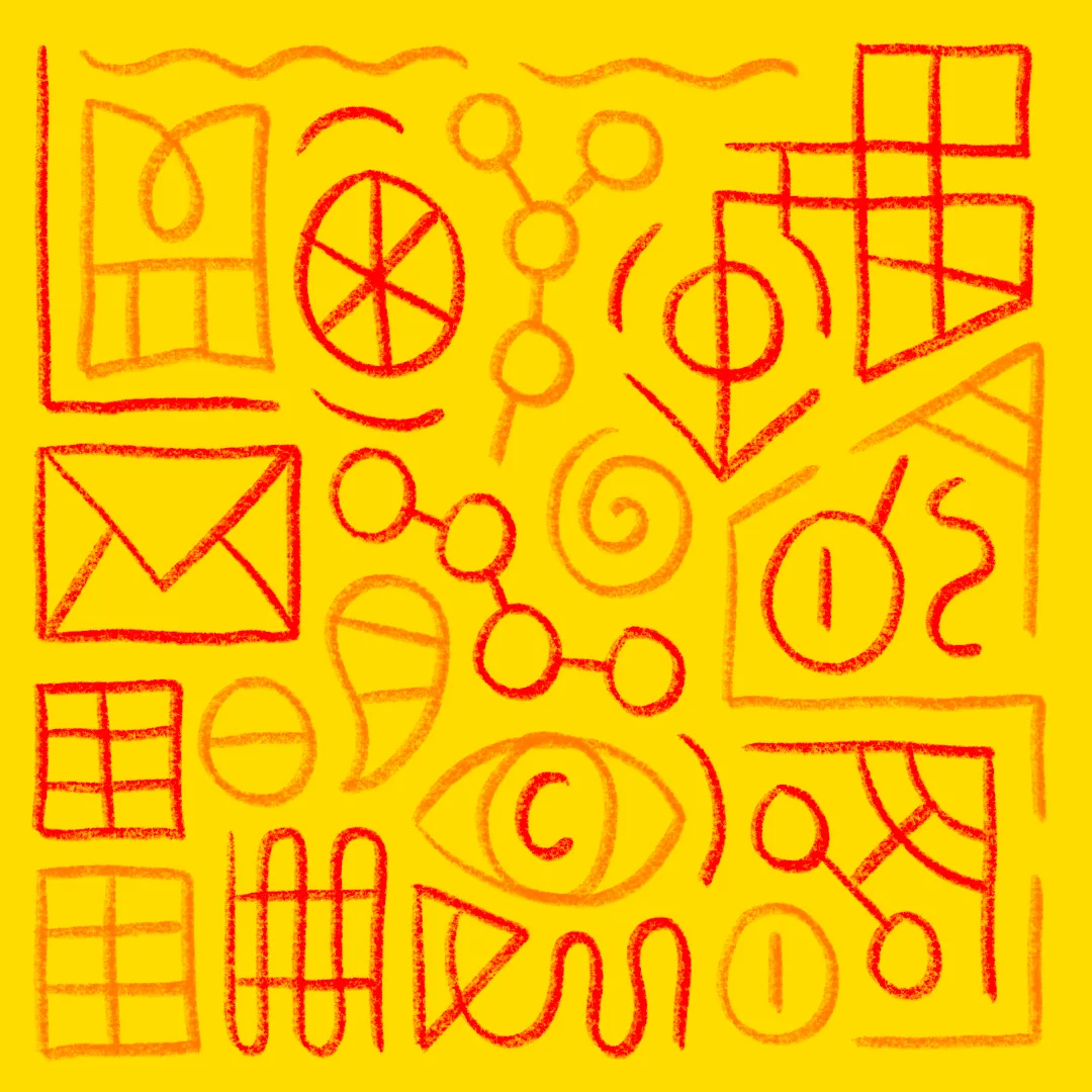 Letters are a collection of 1,000 hand-illustrated 1/1 pieces of artwork by artist Vinnie Hager.