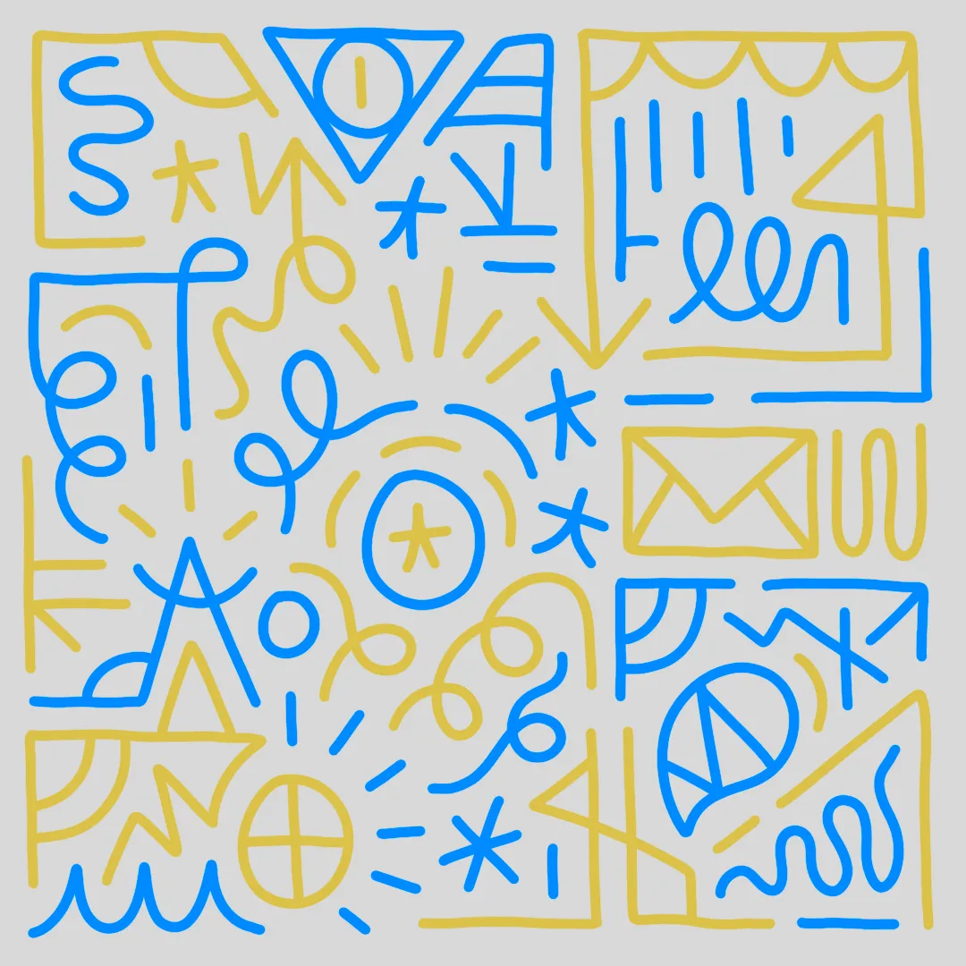 Letters are a collection of 1,000 hand-illustrated 1/1 pieces of artwork by artist Vinnie Hager.
