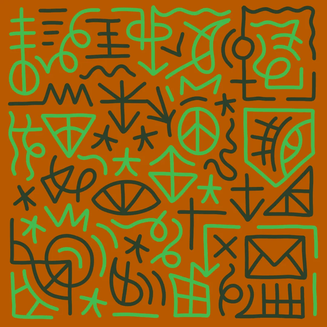 Letters are a collection of 1,000 hand-illustrated 1/1 pieces of artwork by artist Vinnie Hager.