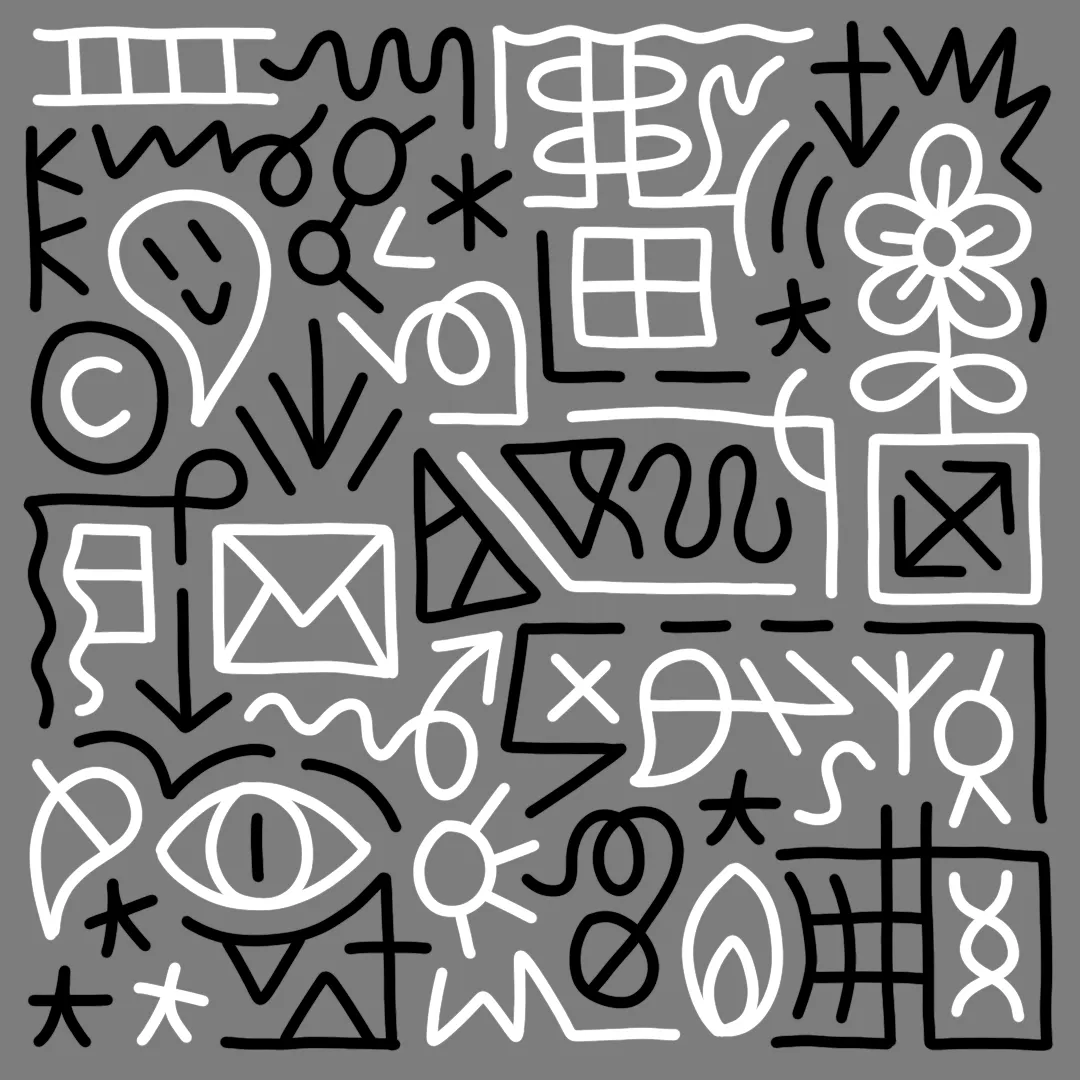 Letters are a collection of 1,000 hand-illustrated 1/1 pieces of artwork by artist Vinnie Hager.