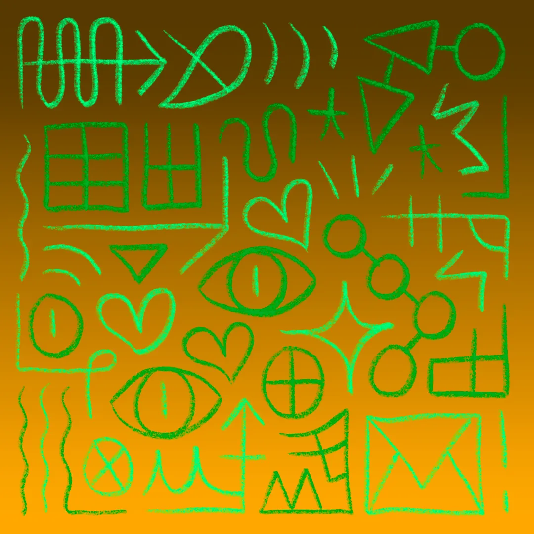 Letters are a collection of 1,000 hand-illustrated 1/1 pieces of artwork by artist Vinnie Hager.