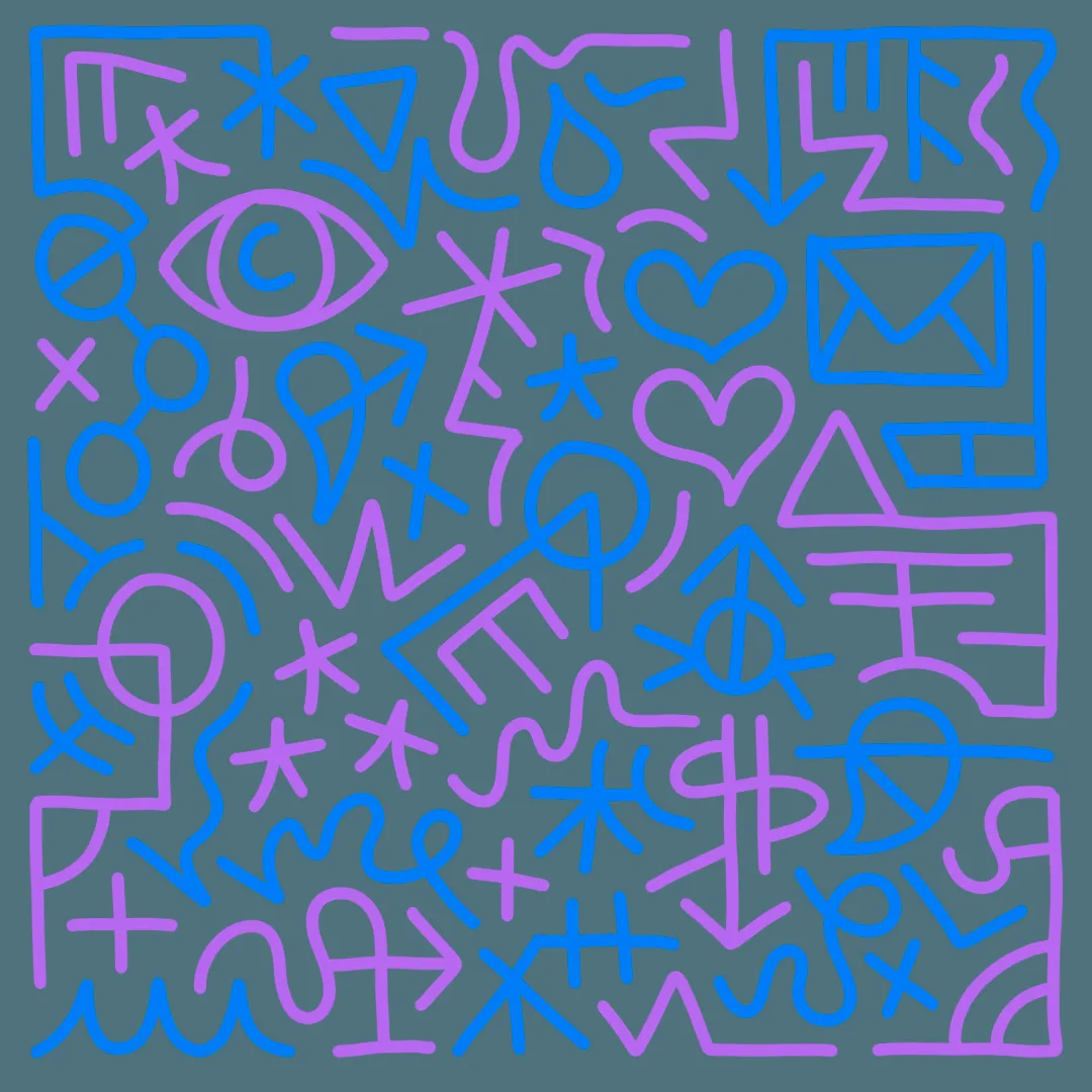 Letters are a collection of 1,000 hand-illustrated 1/1 pieces of artwork by artist Vinnie Hager.