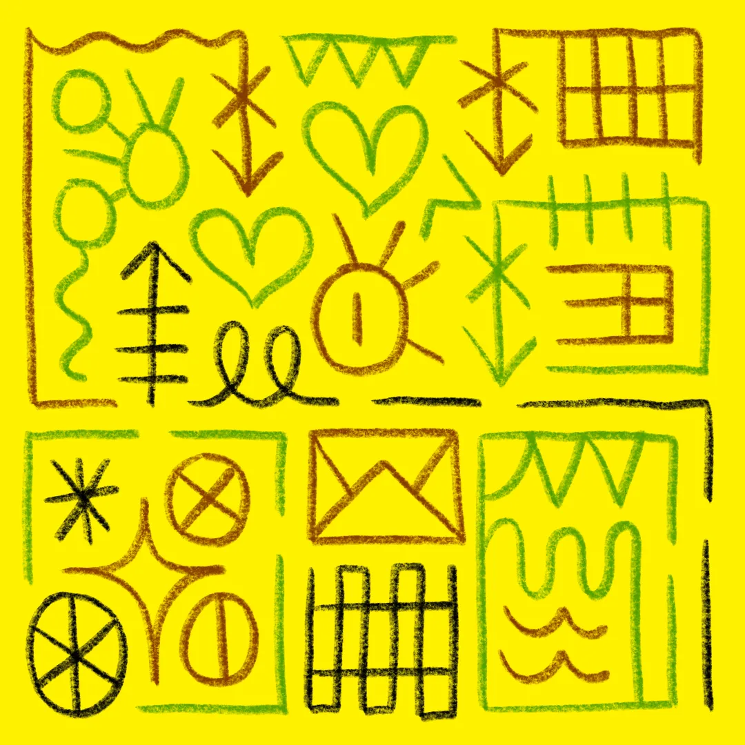 Letters are a collection of 1,000 hand-illustrated 1/1 pieces of artwork by artist Vinnie Hager.
