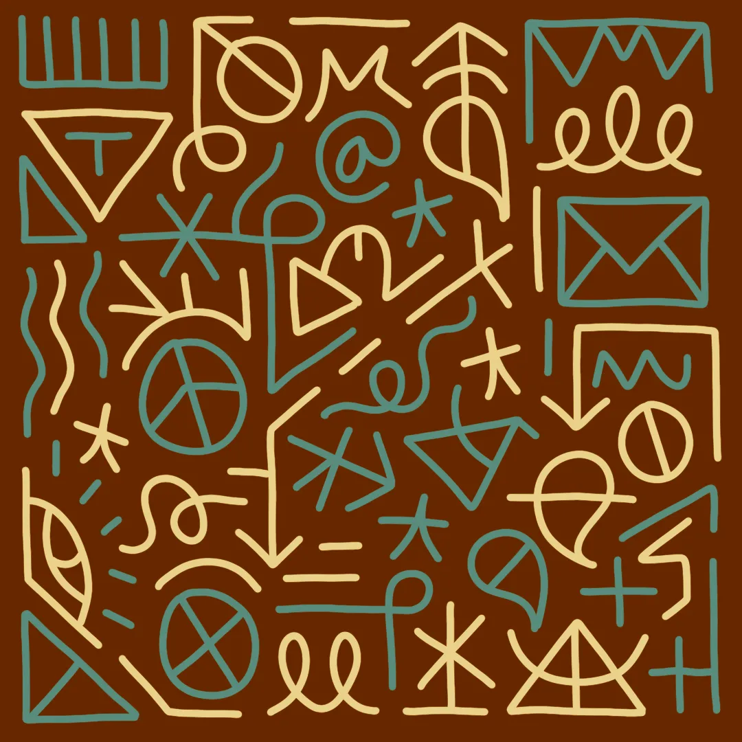 Letters are a collection of 1,000 hand-illustrated 1/1 pieces of artwork by artist Vinnie Hager.