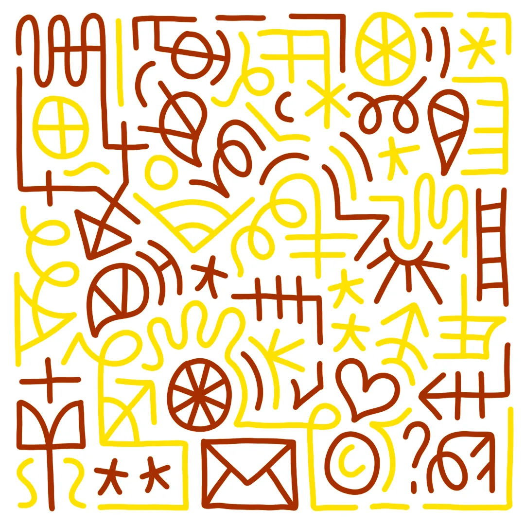 Letters are a collection of 1,000 hand-illustrated 1/1 pieces of artwork by artist Vinnie Hager.