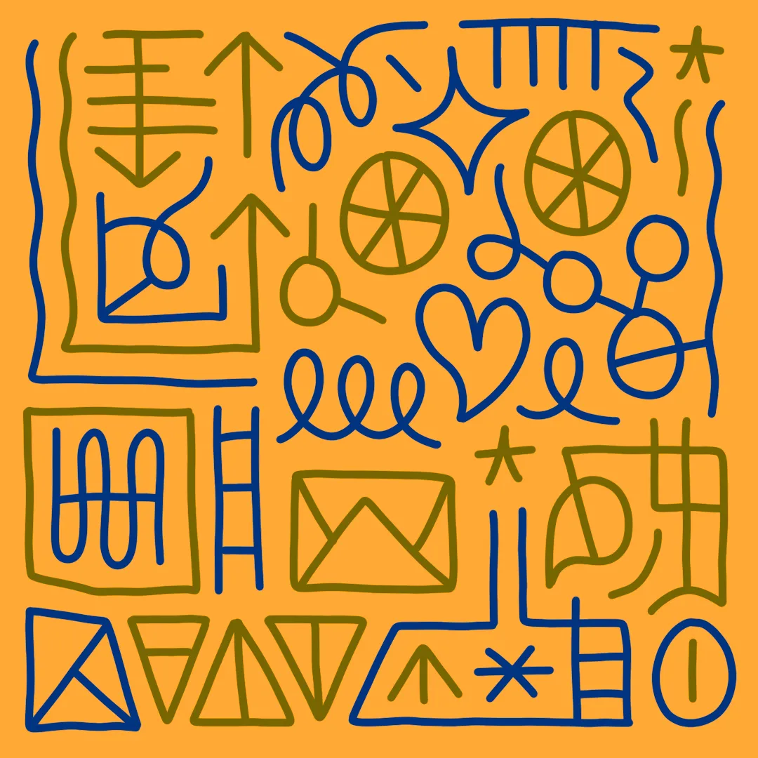 Letters are a collection of 1,000 hand-illustrated 1/1 pieces of artwork by artist Vinnie Hager.