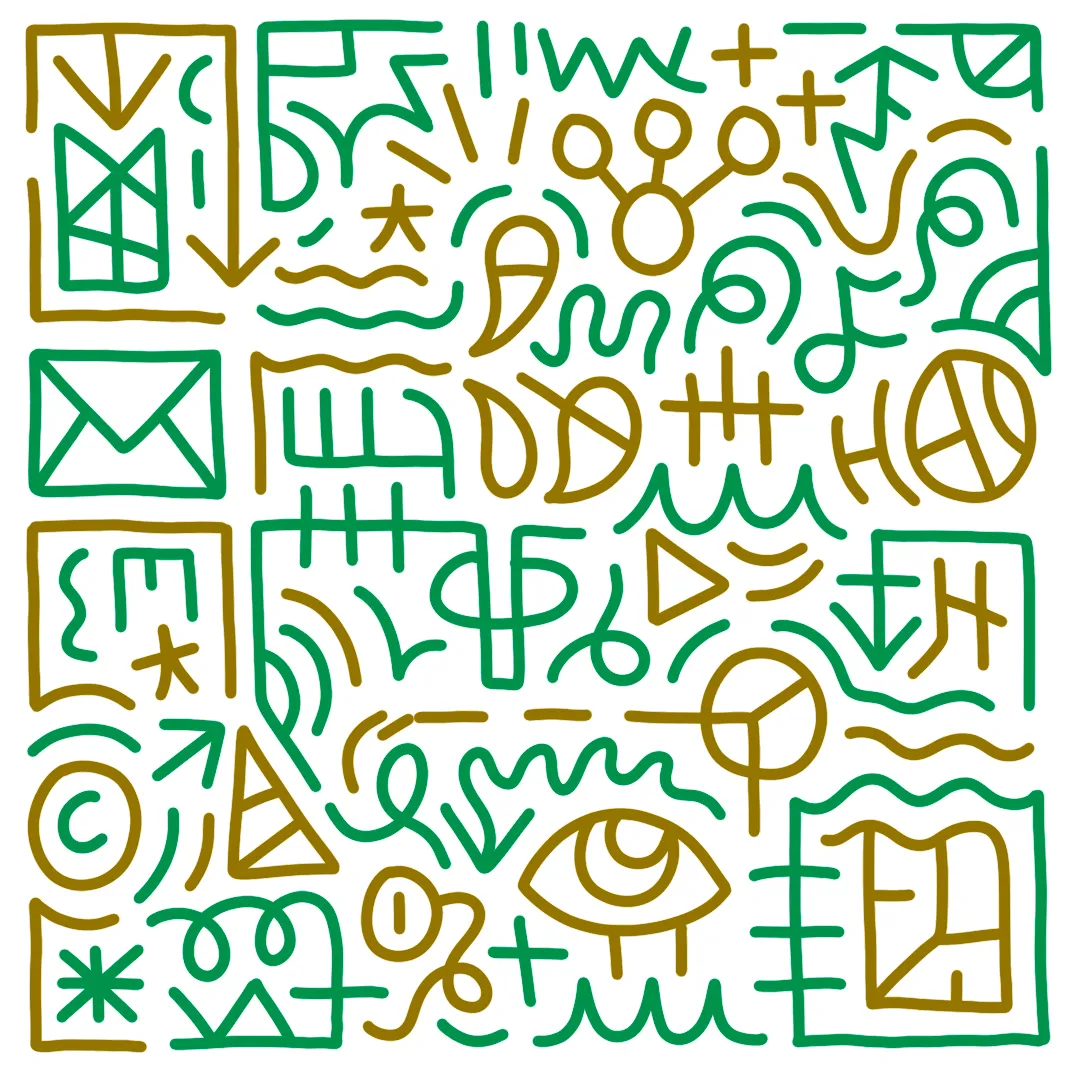 Letters are a collection of 1,000 hand-illustrated 1/1 pieces of artwork by artist Vinnie Hager.