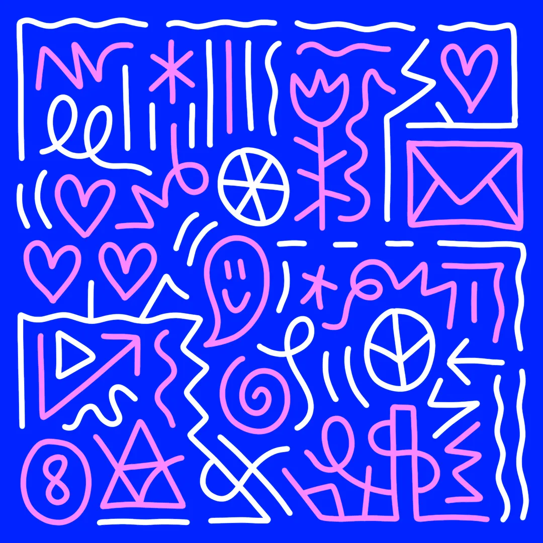 Letters are a collection of 1,000 hand-illustrated 1/1 pieces of artwork by artist Vinnie Hager.