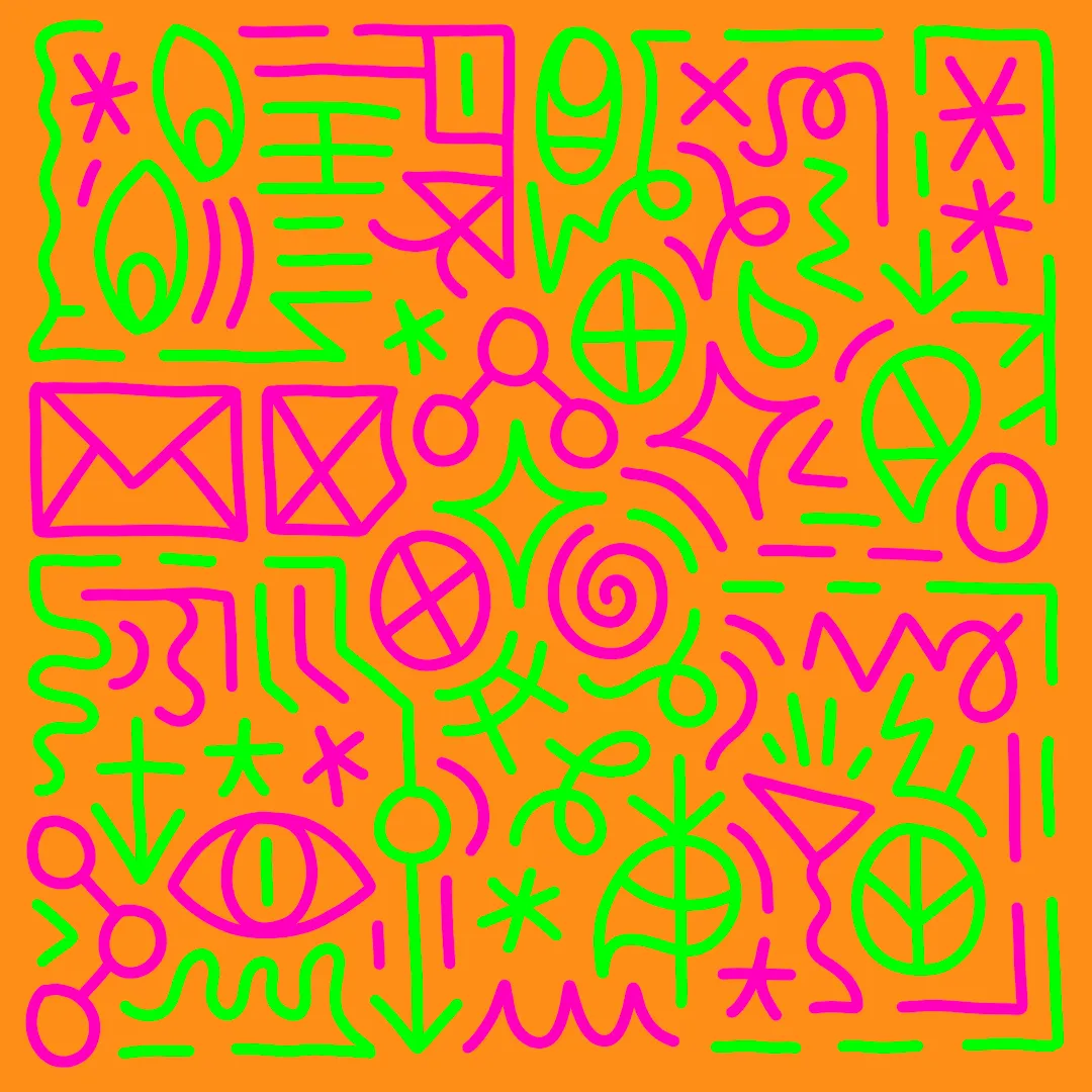 Letters are a collection of 1,000 hand-illustrated 1/1 pieces of artwork by artist Vinnie Hager.