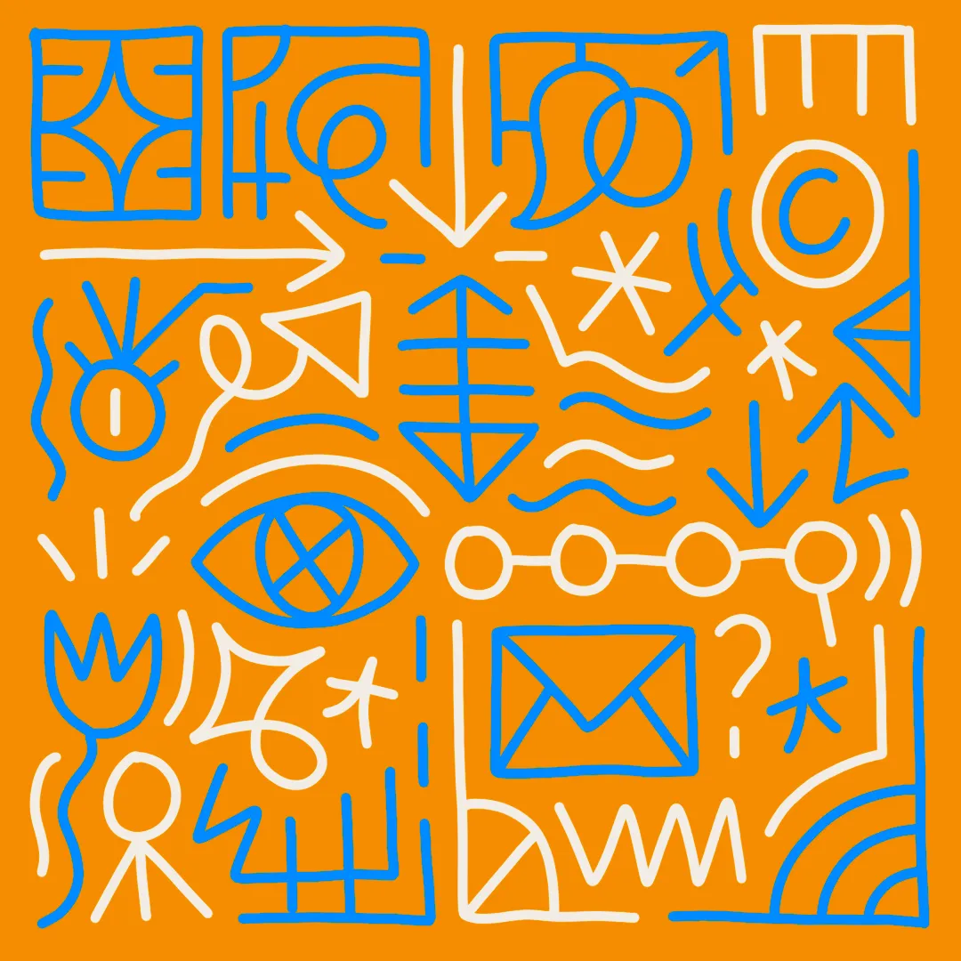 Letters are a collection of 1,000 hand-illustrated 1/1 pieces of artwork by artist Vinnie Hager.