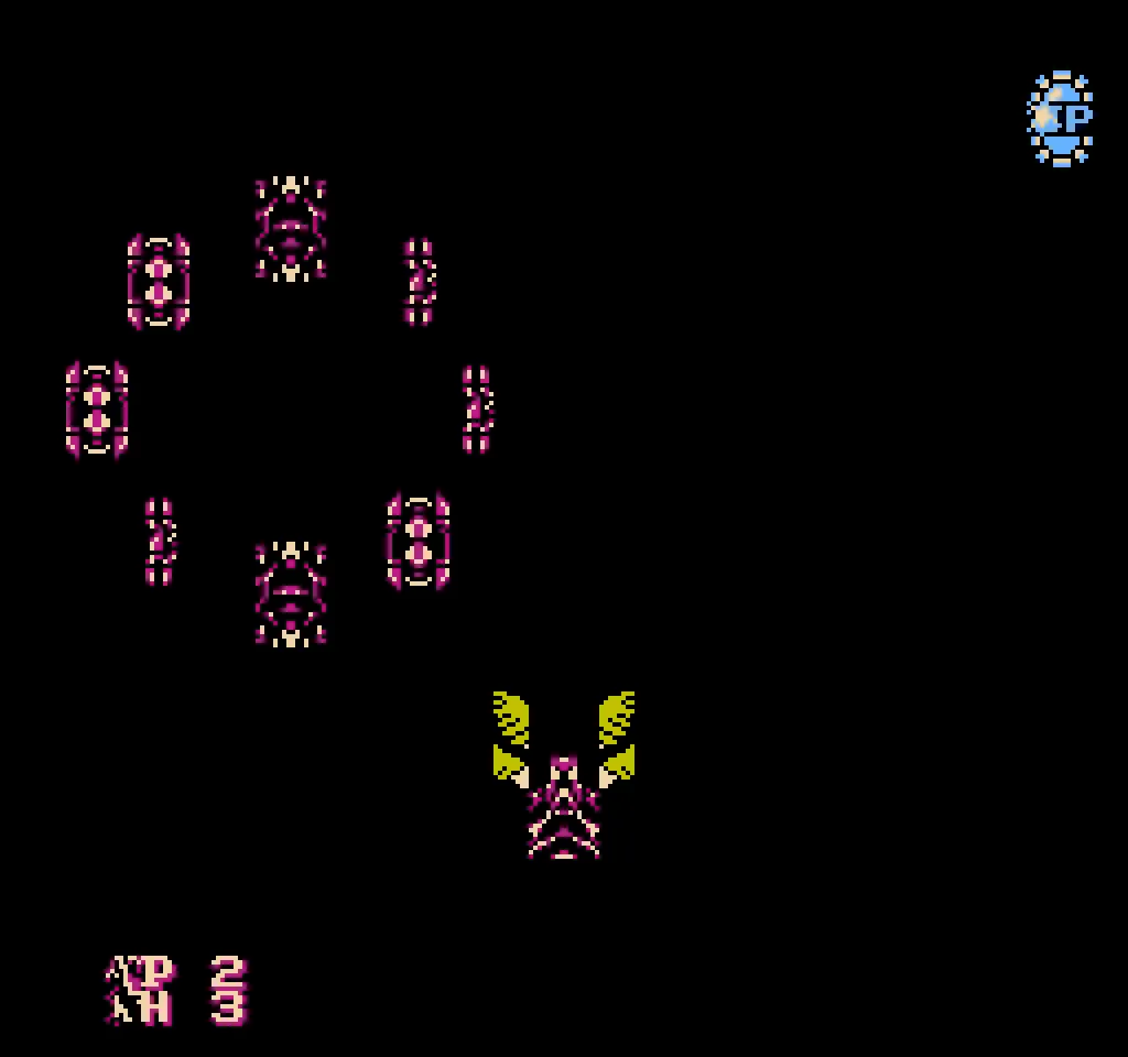 In _Angelcores & Heavenly Sprites_, Sabato Visconti uses glitch and ROM-corruption processes to reveal the angelic aspects of early console games, specifically third- and fourth-generation 8-bit and 16-bit consoles like the NES, Super Nintendo, and Sega Genesis.<br><br>While much of our visual understanding of angels derives from Medieval European Christianity and after, the history of the angelic has evolved in a constant renegotiation as cultures and power structures change. The contemporary meme of "Biblically-Accurate Angels" reflects this broader understanding of the angelic, although a theologian may quietly point out that the Ophanim described in the book of Ezekiel wasn't classified as an Angel until much later in history. In the same spirit, depictions of angels in 1980-1990s video games were diverse and ludopoetic—designed to fit the game type, whether it was an action platformer, a shoot 'em up, or an RPG. Games like _ActRaiser_, _ActRaiser II_, _Wings of Wor_, _Spiritual Warfare_, _Chubby Cherub_, and _Legendary Wings_ draw from a variety of historical influences and portray the angelic as powerful warriors, childlike cuties, winged creatures, or devotional objects. The glitch artefacts and looping GIF narratives serve to lift up these figures from the repetitive toil and routine mechanics of their medium.