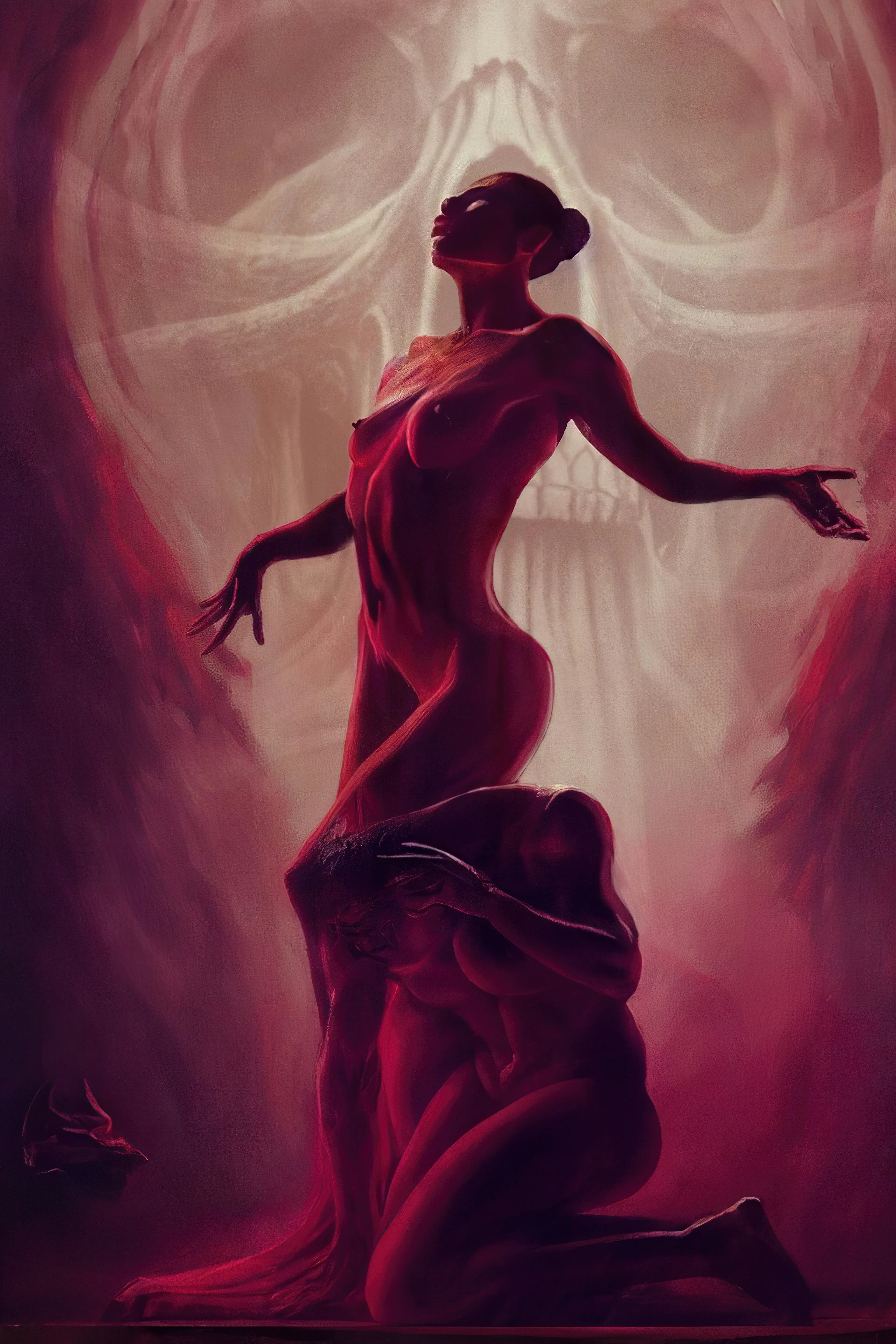 The line begins to blur between self and not self, the pathway out of the dark night of the soul is through a spiritual awakening.
