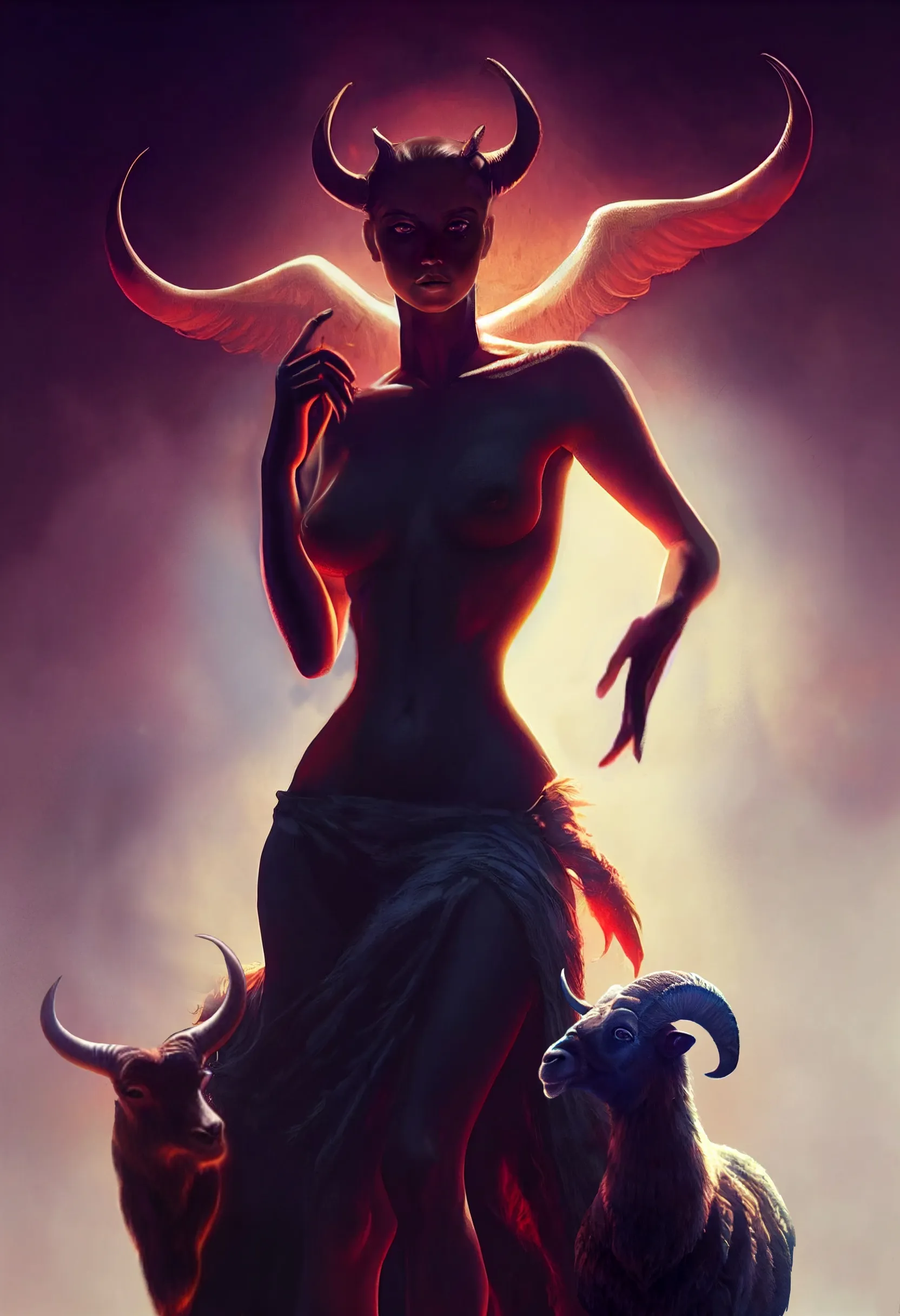 To survive in hell you must become a demon. 

The idea for this piece was inspired by Lilith. Lilith is a female figure in Mesopotamian and Judaic mythology, alternatively the first wife of Adam and supposedly the primordial she-demon. Lilith is cited as having been banished from the Garden of Eden for not complying with and obeying Adam. 

