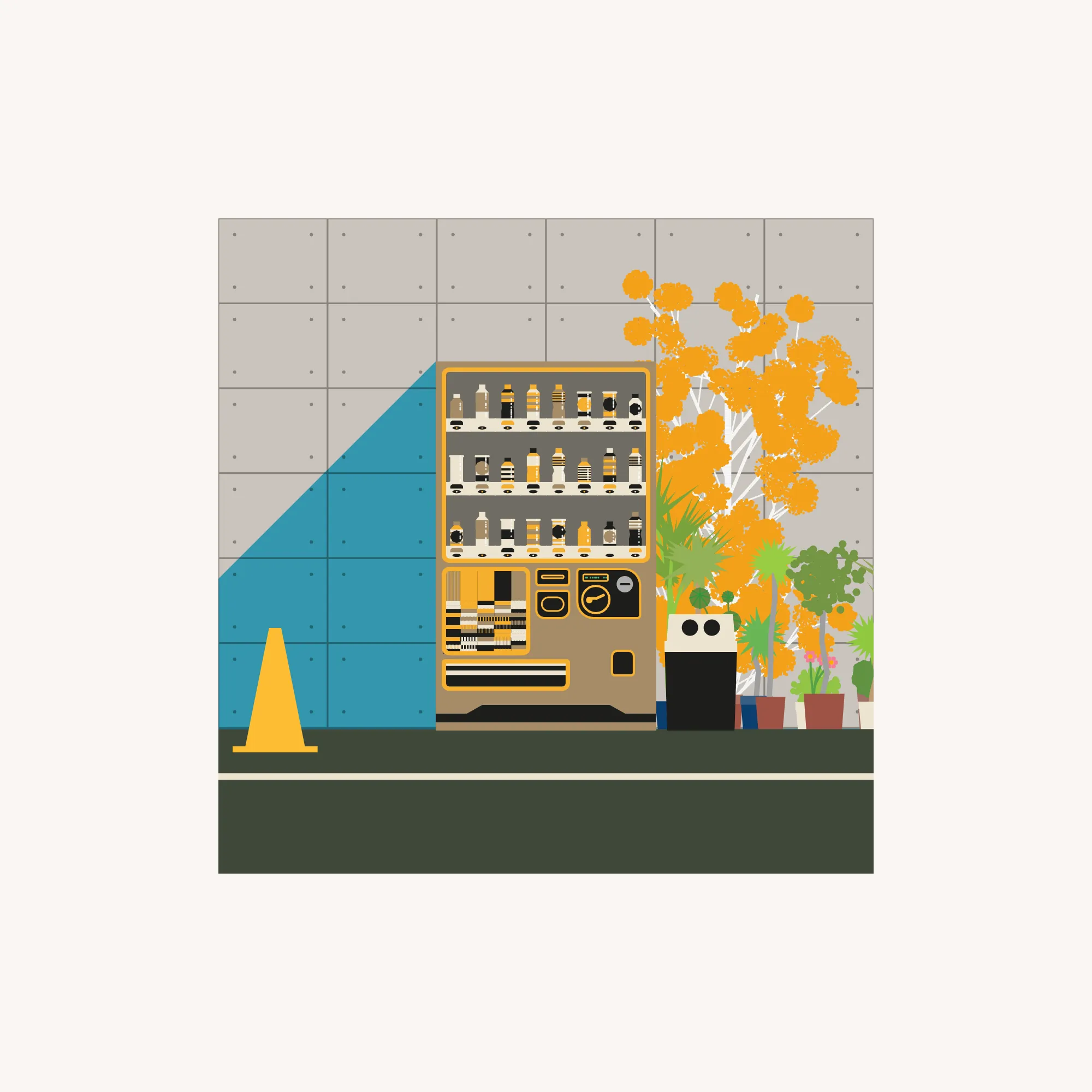 The Art On Ledger Stax is a generative NFT collection featuring algorithms designed by 5 notable digital artists for the Ledger Stax device. | The concept involves generative Japanese-style vending machines with their own range of fully generative products and branding, resembling mini vending machines. When viewed on the marketplace, the NFT showcases the vending machine within a generative urban context, creating a fun connection to the individual device and incentivizing users to explore the full version of the NFT.