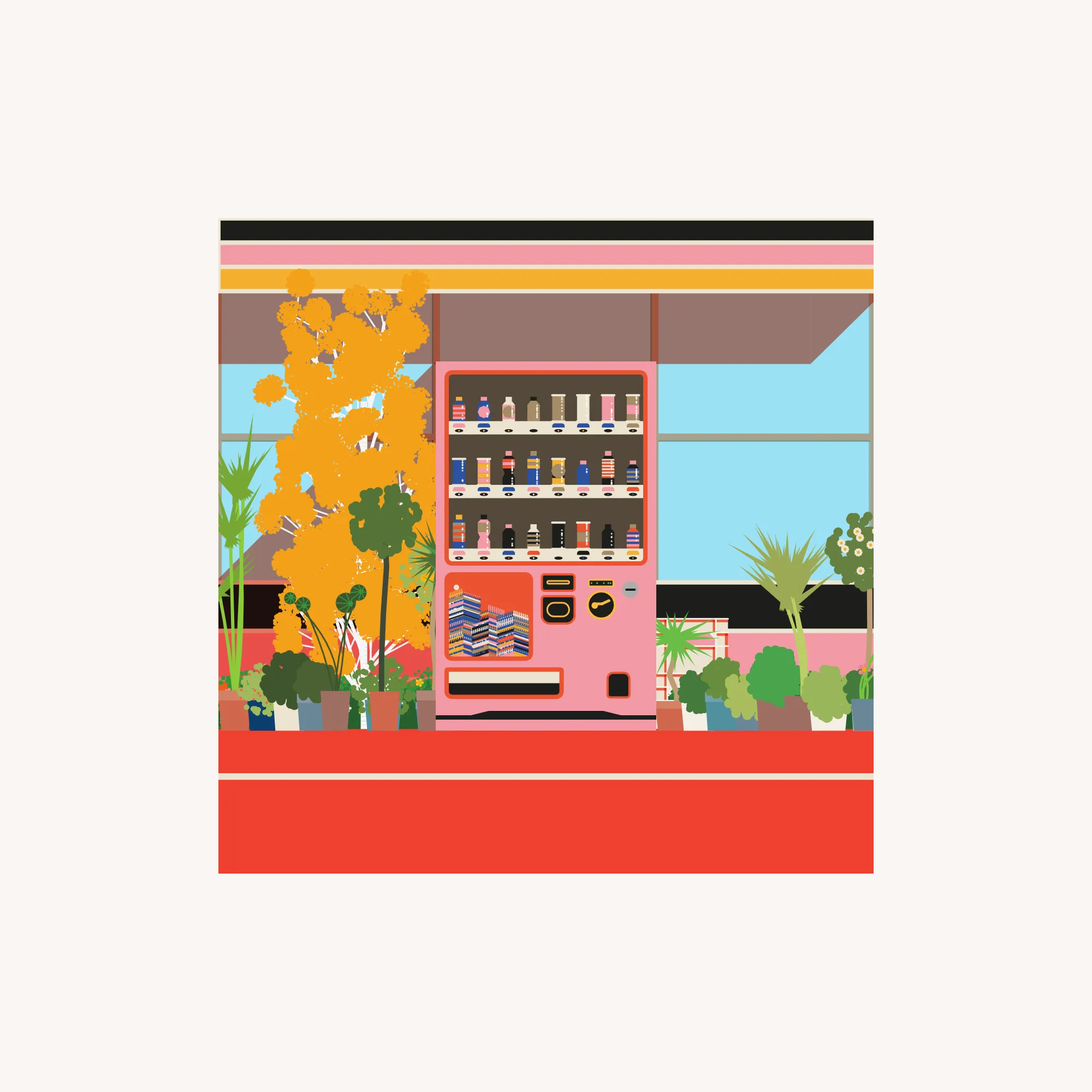 The Art On Ledger Stax is a generative NFT collection featuring algorithms designed by 5 notable digital artists for the Ledger Stax device. | The concept involves generative Japanese-style vending machines with their own range of fully generative products and branding, resembling mini vending machines. When viewed on the marketplace, the NFT showcases the vending machine within a generative urban context, creating a fun connection to the individual device and incentivizing users to explore the full version of the NFT.