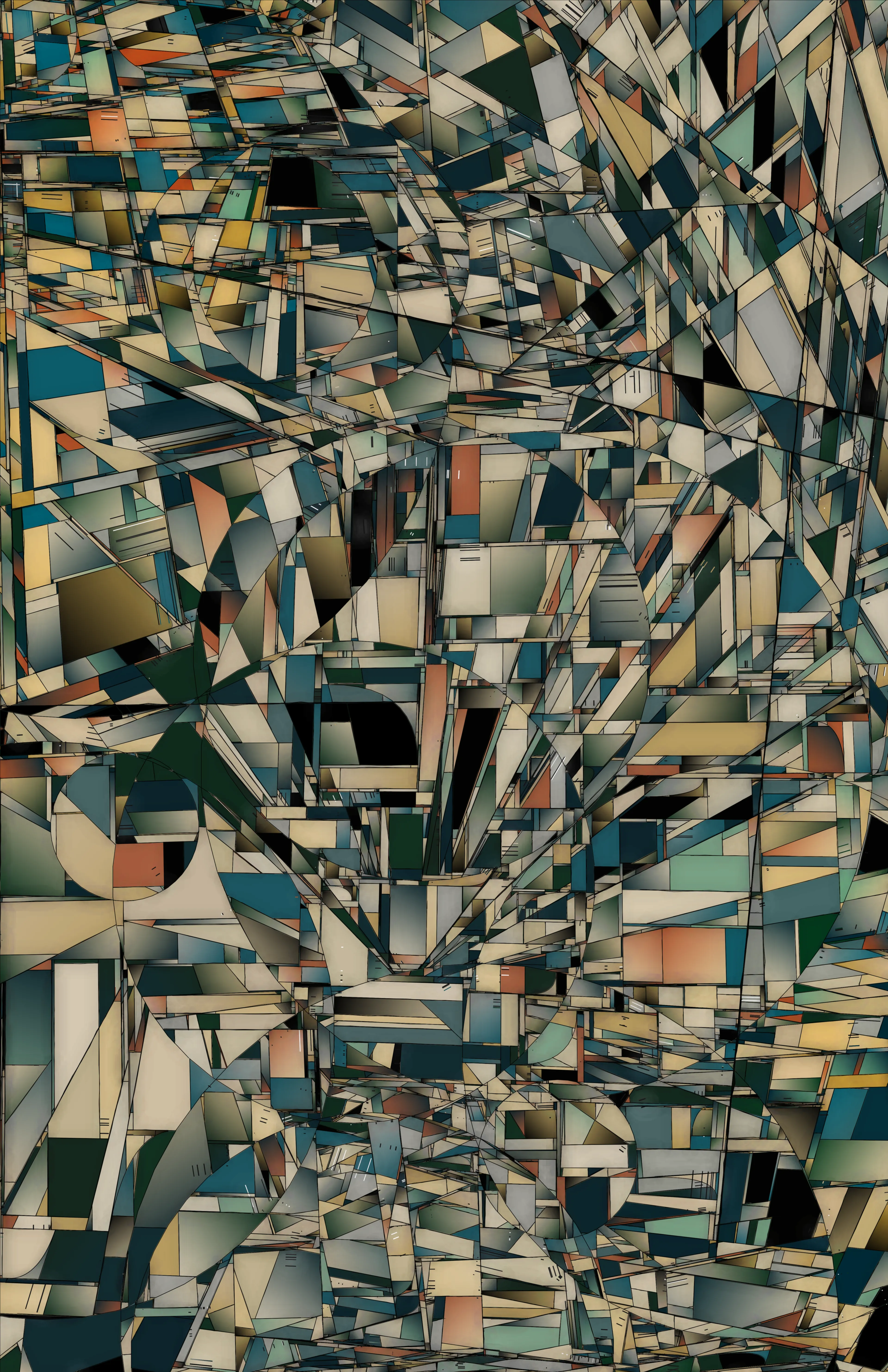 An abstract perspective drawing in many dimensions. Generated with code by Ben Kovach. Series of 6.

0x5441c6b1c0e0763acb948b02c2040fc563eff4eea9687d6effca367878e06544
