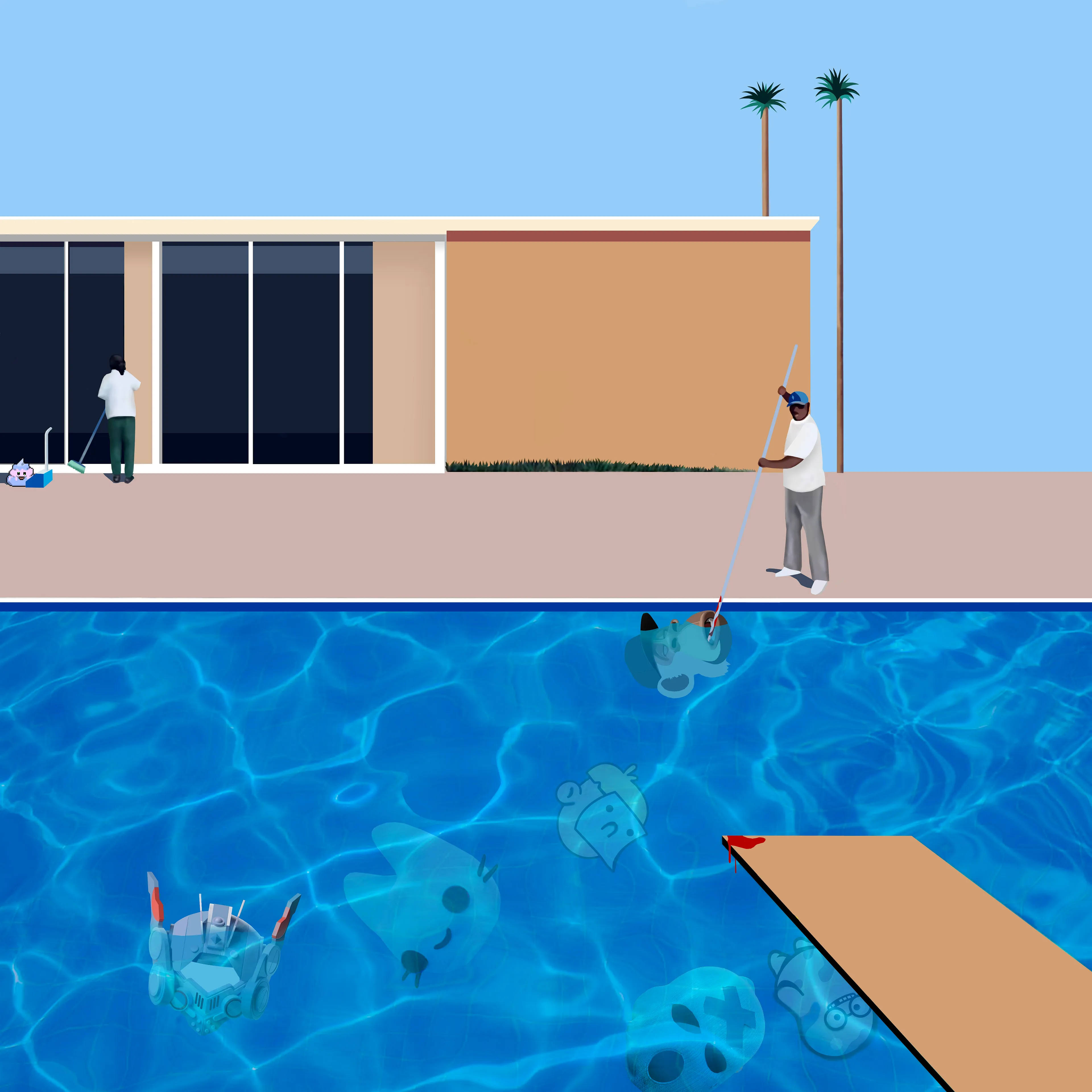 Digital artwork, 1/1
5000 x 5000 Pixel
9 September 2022
" it's a true story" Tribute to Hockney
Info: https://medium.com/@info.marcobonafe