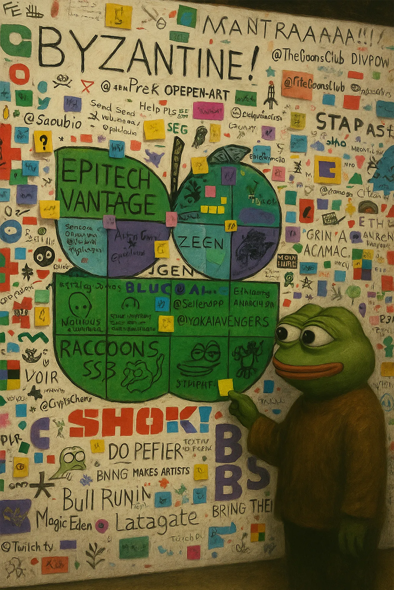 This artwork may or may not be handmade.