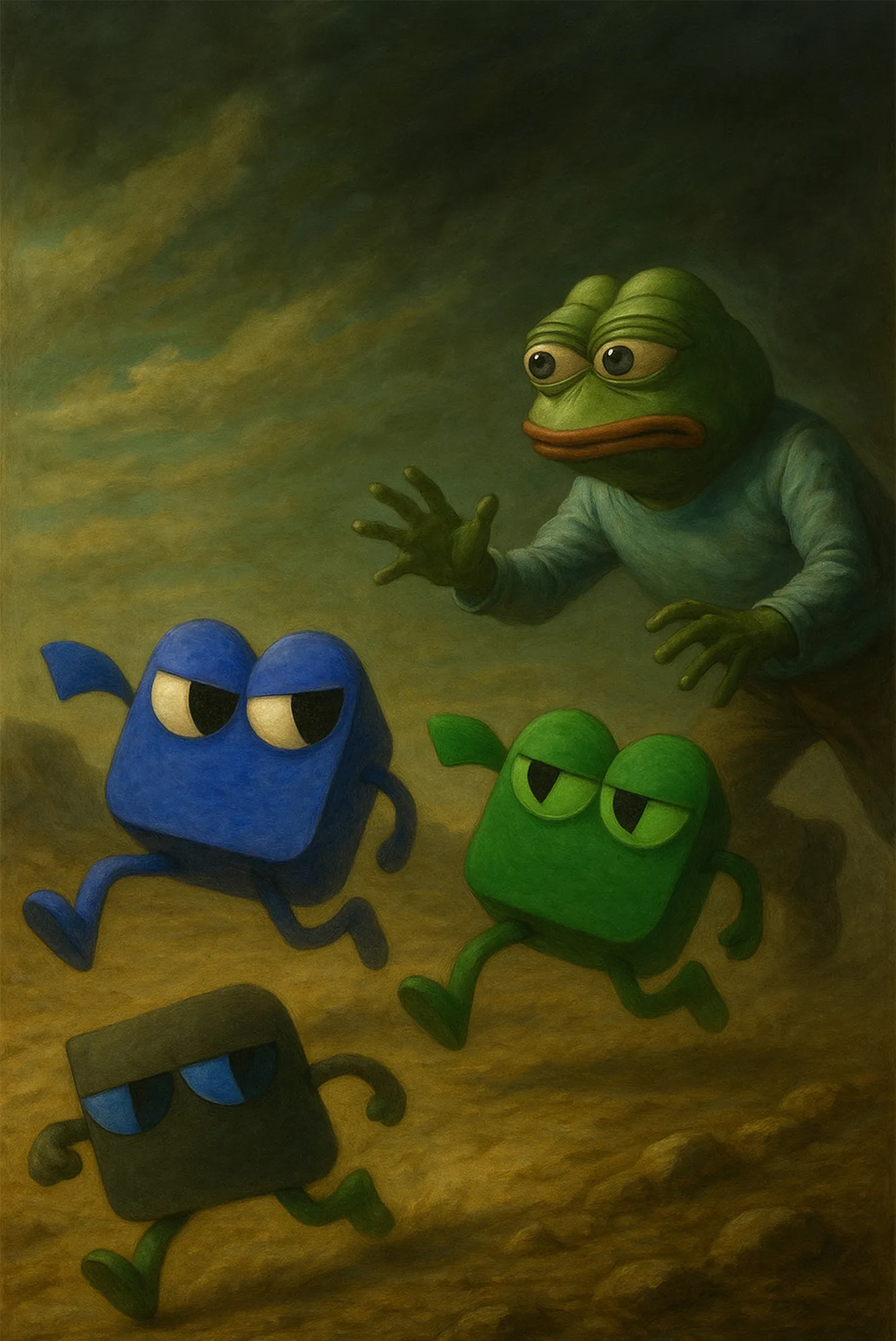 This artwork may or may not be handmade.