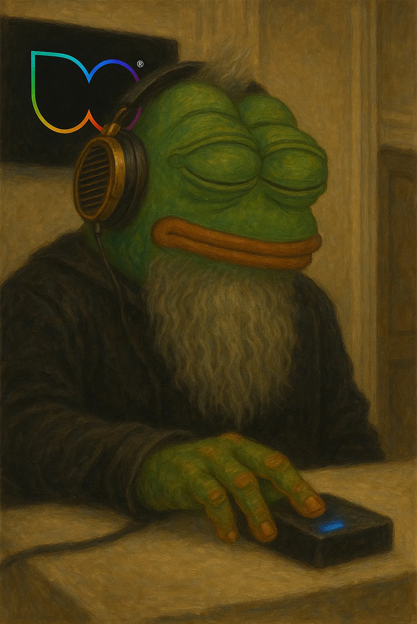 This artwork may or may not be handmade.