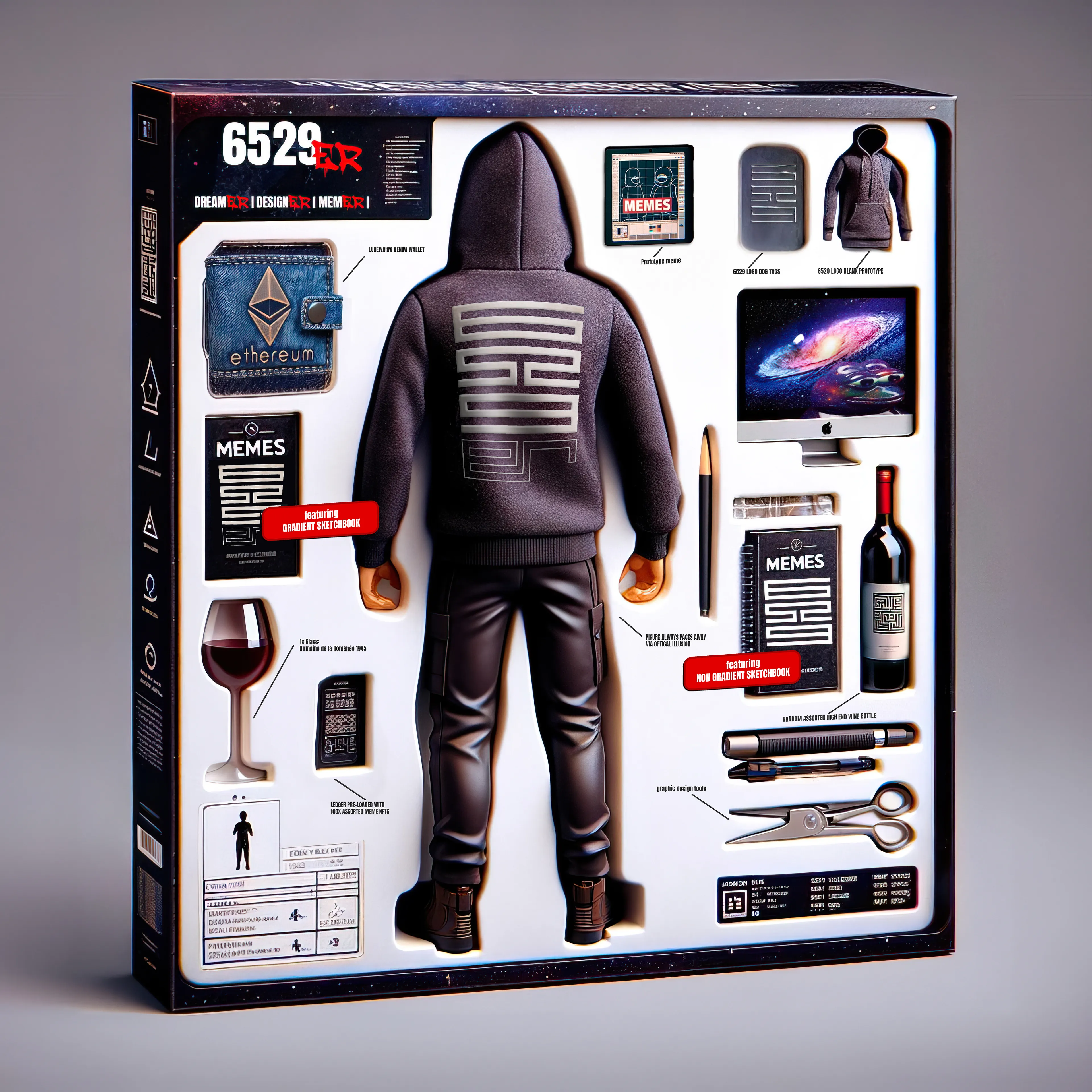 Frens and Legends - Wave 1

6529er
Twitter: @6529er

The Frens and Legends collection is intended to show my appreciation for the people that I admire in the web3 art community. These are intended to be a way for me to share the way I see these people based on what I know about them.

These are mockups and not representative of a physical object. These are created with AI and Photoshop.