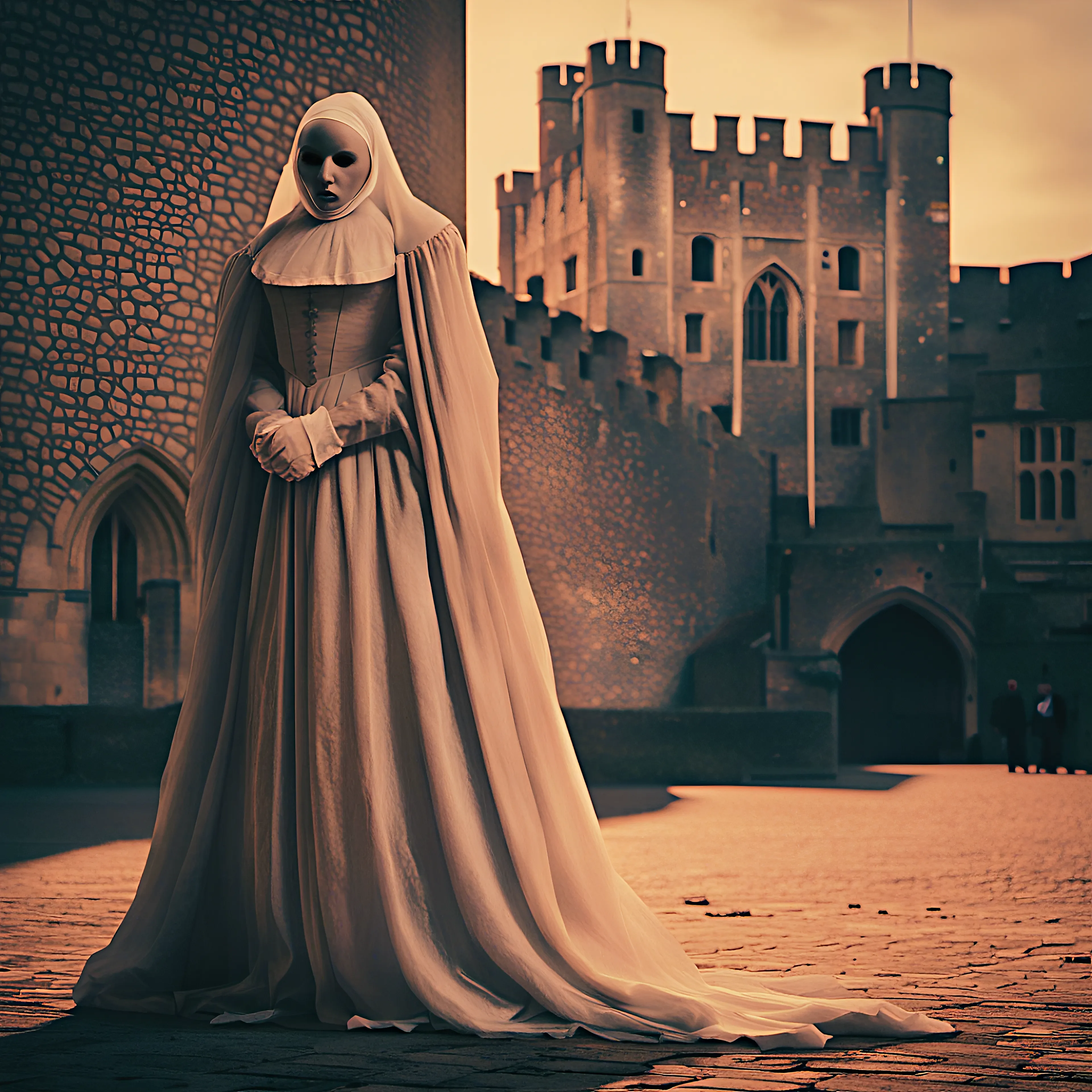Anne Boleyn, the second wife of King Henry VIII of England, is one of the most well-known figures associated with the Tower of London. Her story is marked by ambition, intrigue, and tragedy.
She was crowned Queen of England in 1533 and gave birth to Elizabeth, who would later become one of England's most famous monarchs, Queen Elizabeth I. However, Anne's failure to produce a male heir led to her downfall.

In 1536, Anne was arrested and beheaded on May 19, 1536, within the Tower grounds. The Tower of London is famous for its ghost stories, and Anne Boleyn is one of its most notorious specters. Her ghost is said to be seen near the chapel of St. Peter ad Vincula, where she was buried, and around the Tower Green, where she was executed.