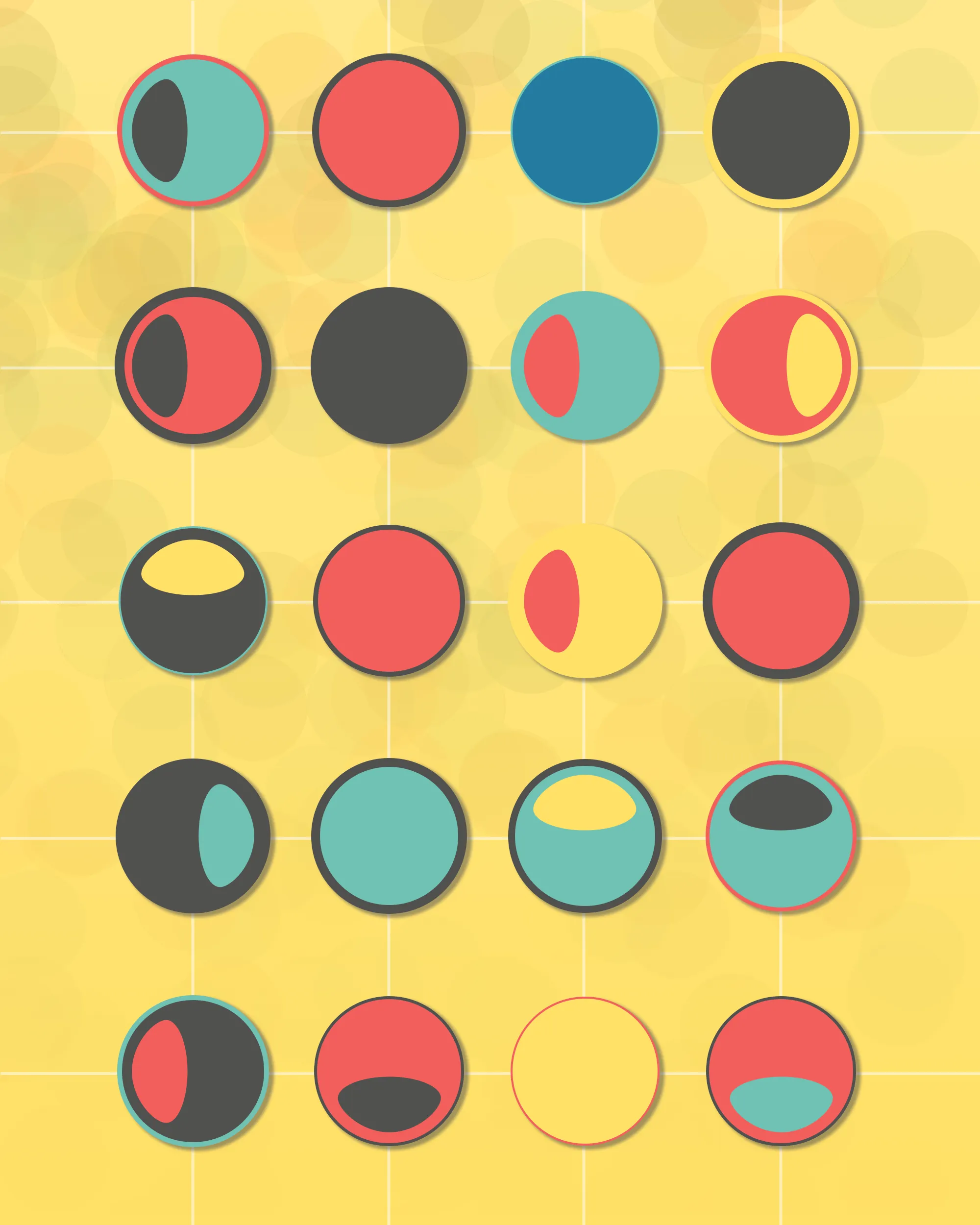 Especial Orbs is a limited generative art collection based off of an individual’s digital wallet address hash values. It takes the 20 values of your hash string and draws 20 circles (representative of those 20 values), places an element inside the circle and rotates that element by the value of your hash pair for that position (hash-pair-value * 1.411) to arrive at a value between 0-360 degrees. Each piece is a unique visual representation of your wallet hash values and the rotation of the inner element represents the 20 different values that are contained in your wallet’s hash string.