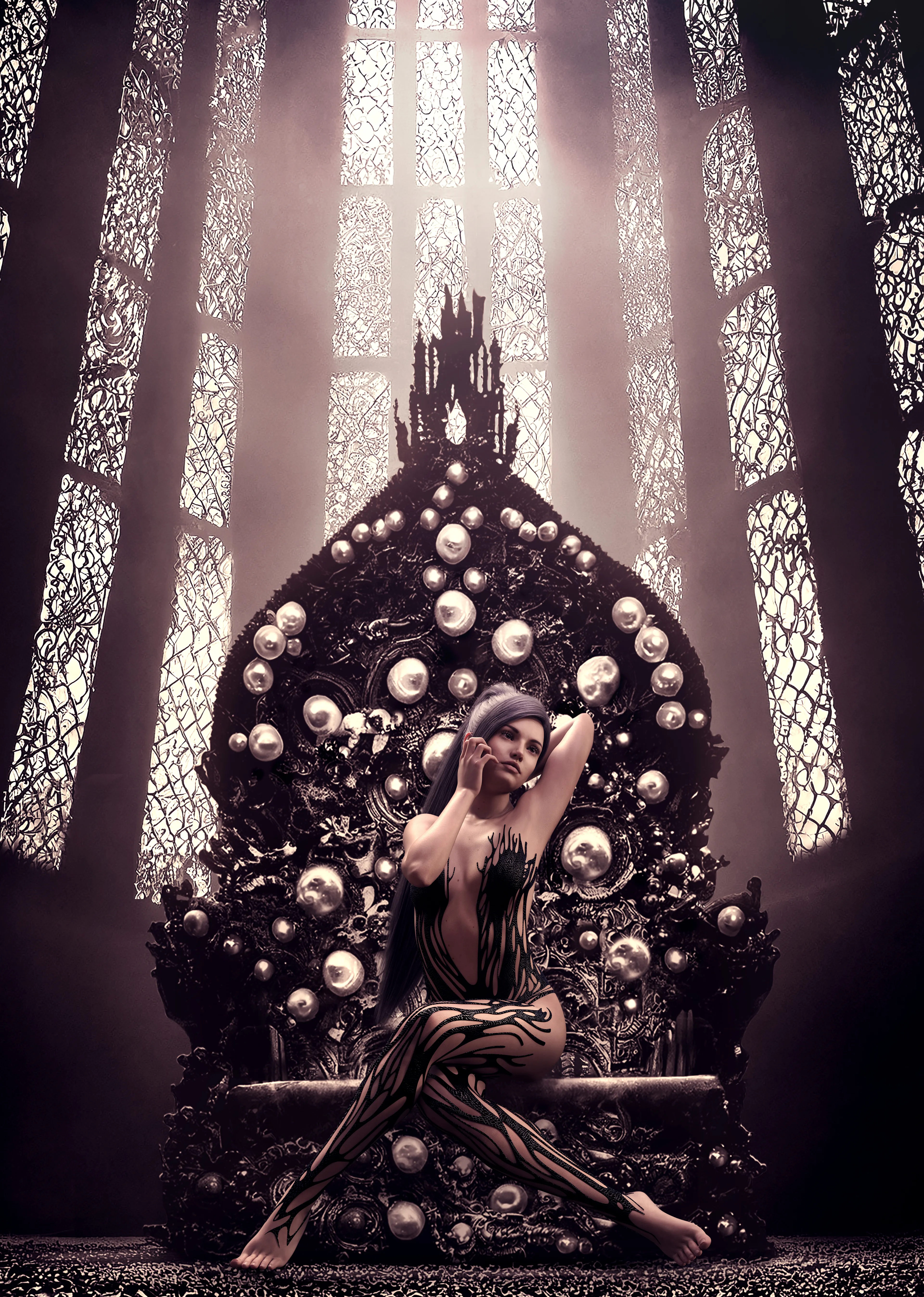 Symbiotic destiny. Beauty defined by host. Few learn that pearls form by an intrusion of a parasitic being. There is worth in what finds you.