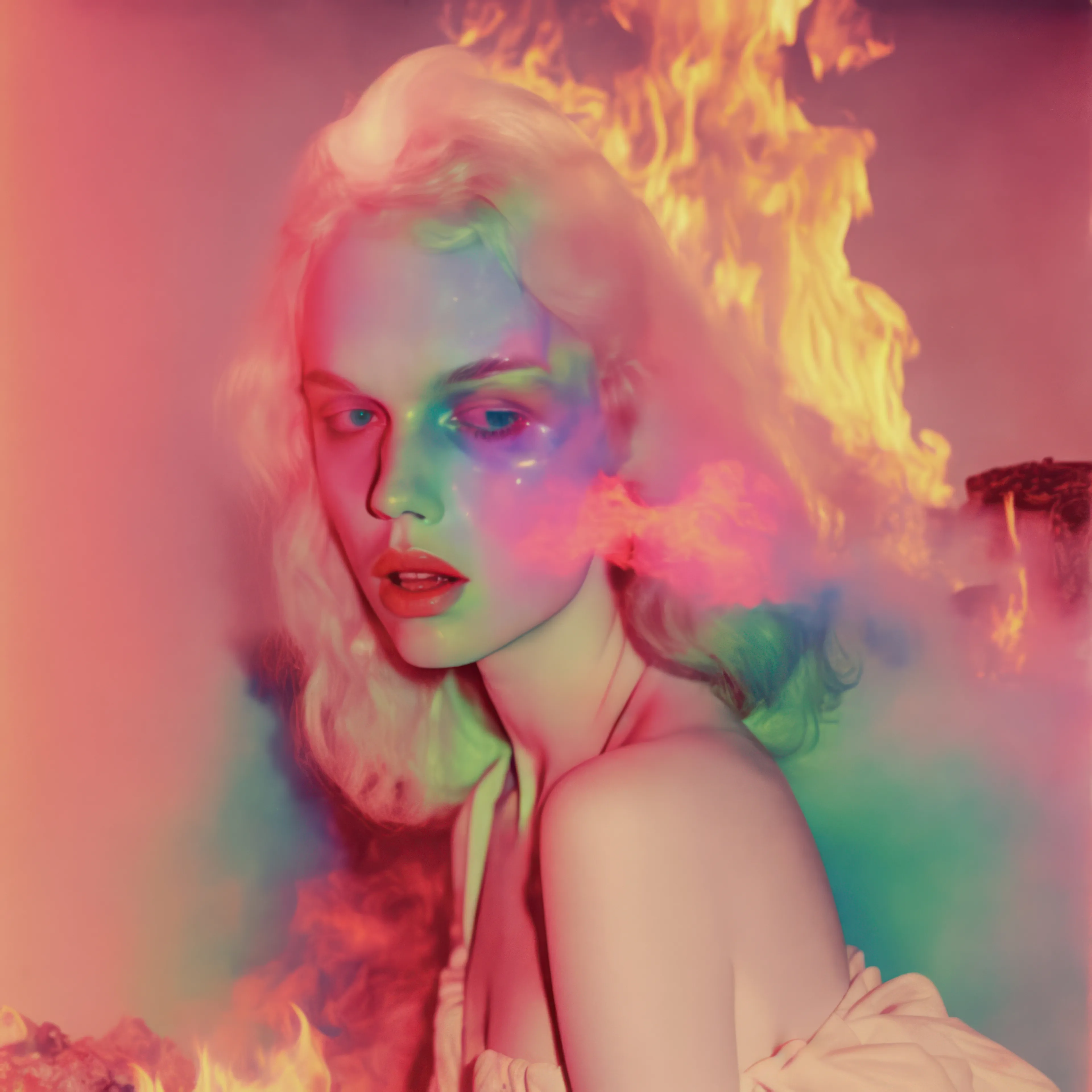 Drawing inspiration from filmmaker KEZIAI's personal journey through chronic illness, this artwork plays off the ubiquitous 'I'm Fine' meme. With a head ablaze as a poignant metaphor, it explores the concealed agony behind a seemingly composed exterior


5000px x 5000px  
1/1


curated by Farrah Carbonell 
for Art & Vault in partnership with joyn.xyz  
for AIMAGINEZ Issue 1 Vol. 1 
Group Drop