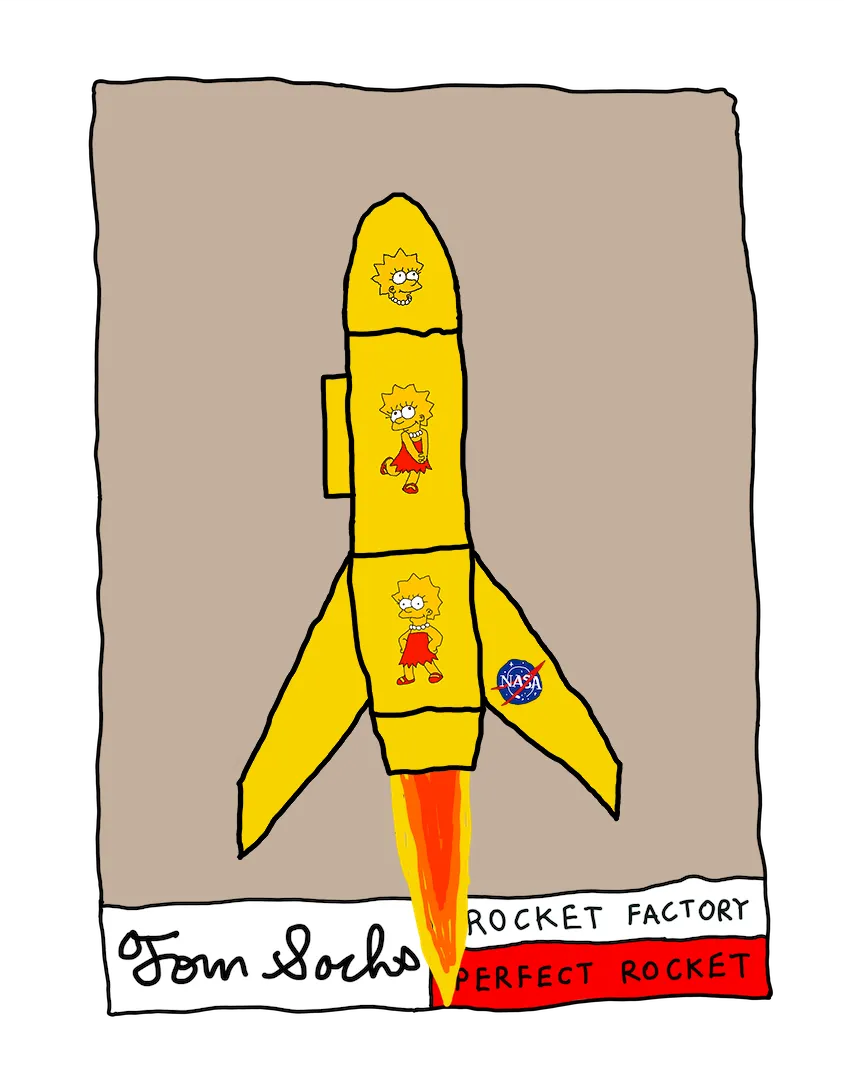 Tom Sachs Rocket Factory is a trans-dimensional manufacturing plant. Our Rocket Factory uses NFTs to build new NFTs. The Genesis NFT Collection from Tom Sachs