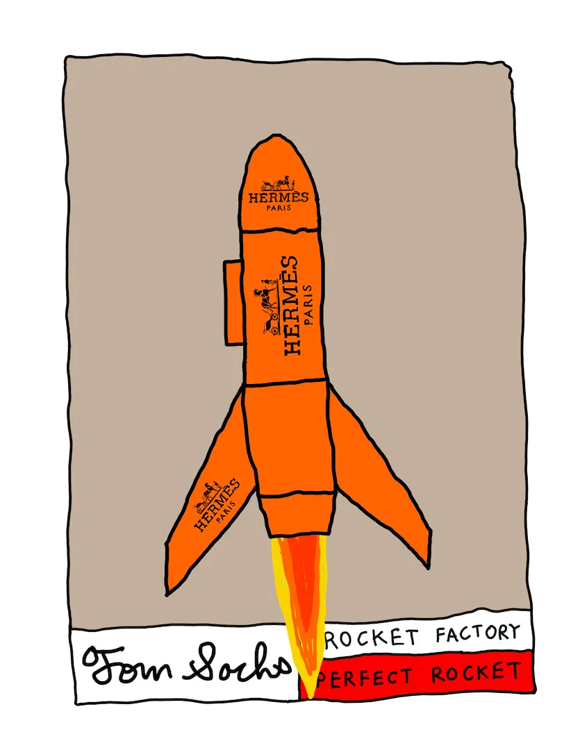 Tom Sachs Rocket Factory is a trans-dimensional manufacturing plant. Our Rocket Factory uses NFTs to build new NFTs. The Genesis NFT Collection from Tom Sachs