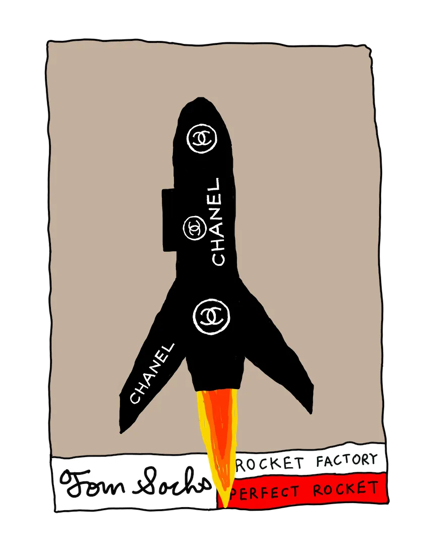 Tom Sachs Rocket Factory is a trans-dimensional manufacturing plant. Our Rocket Factory uses NFTs to build new NFTs. The Genesis NFT Collection from Tom Sachs