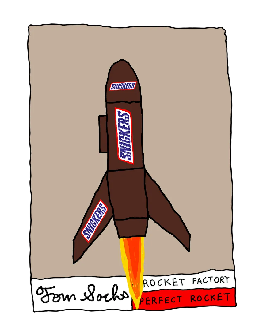 Tom Sachs Rocket Factory is a trans-dimensional manufacturing plant. Our Rocket Factory uses NFTs to build new NFTs. The Genesis NFT Collection from Tom Sachs