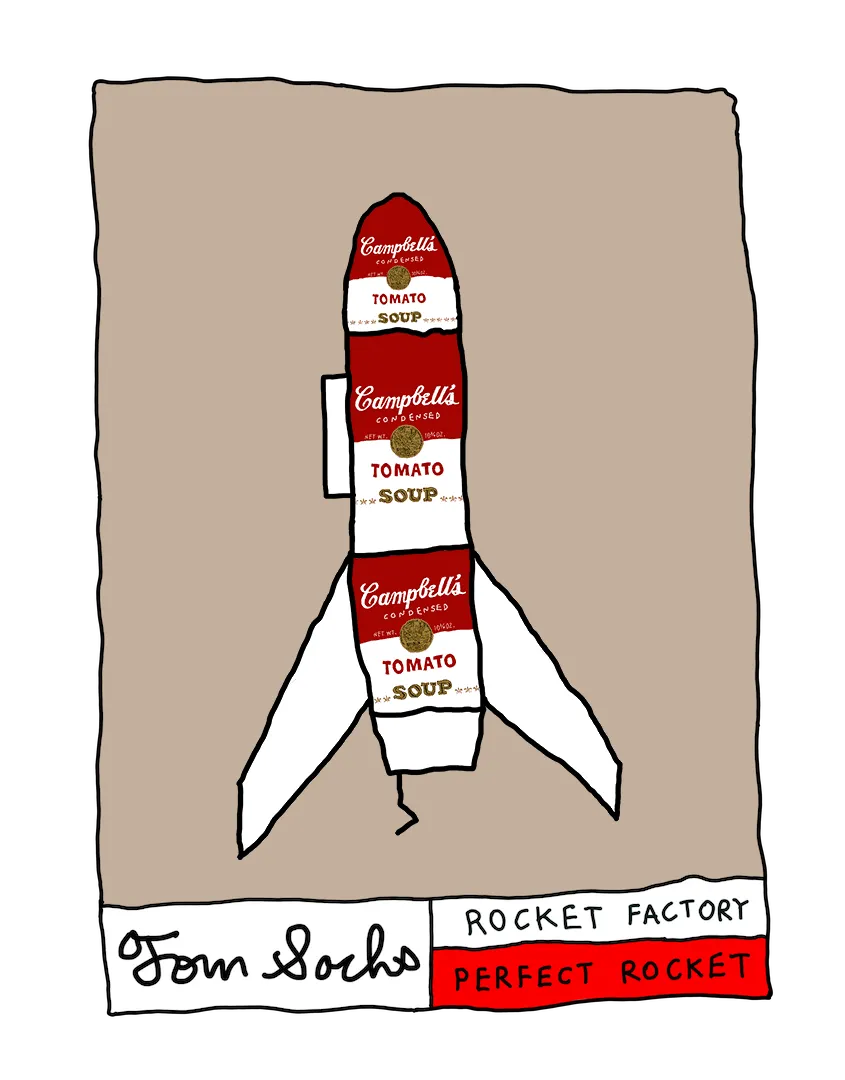 Tom Sachs Rocket Factory is a trans-dimensional manufacturing plant. Our Rocket Factory uses NFTs to build new NFTs. The Genesis NFT Collection from Tom Sachs