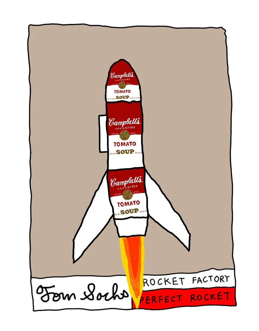 Tom Sachs Rocket Factory is a trans-dimensional manufacturing plant. Our Rocket Factory uses NFTs to build new NFTs. The Genesis NFT Collection from Tom Sachs